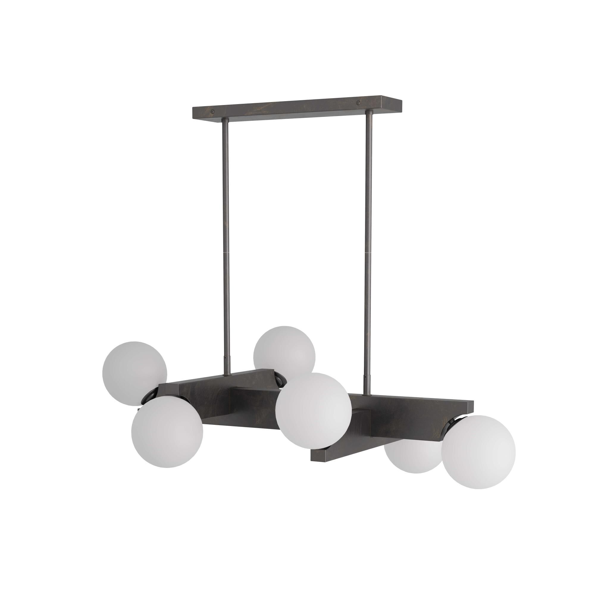 Tallow 46 Inch 6 Light Linear Suspension Light by Arteriors Home