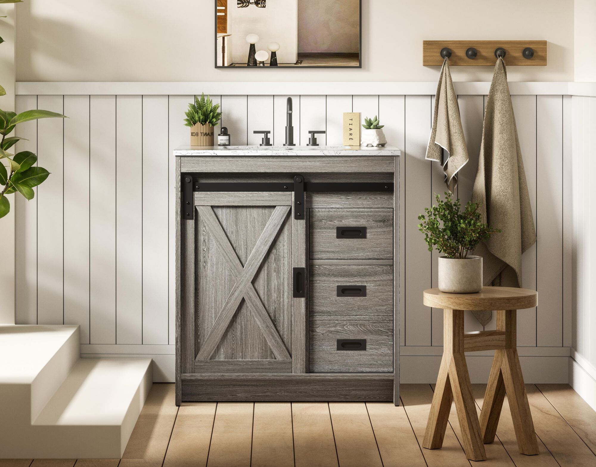 Austin 30 Inch Bath Vanity Cabinet,