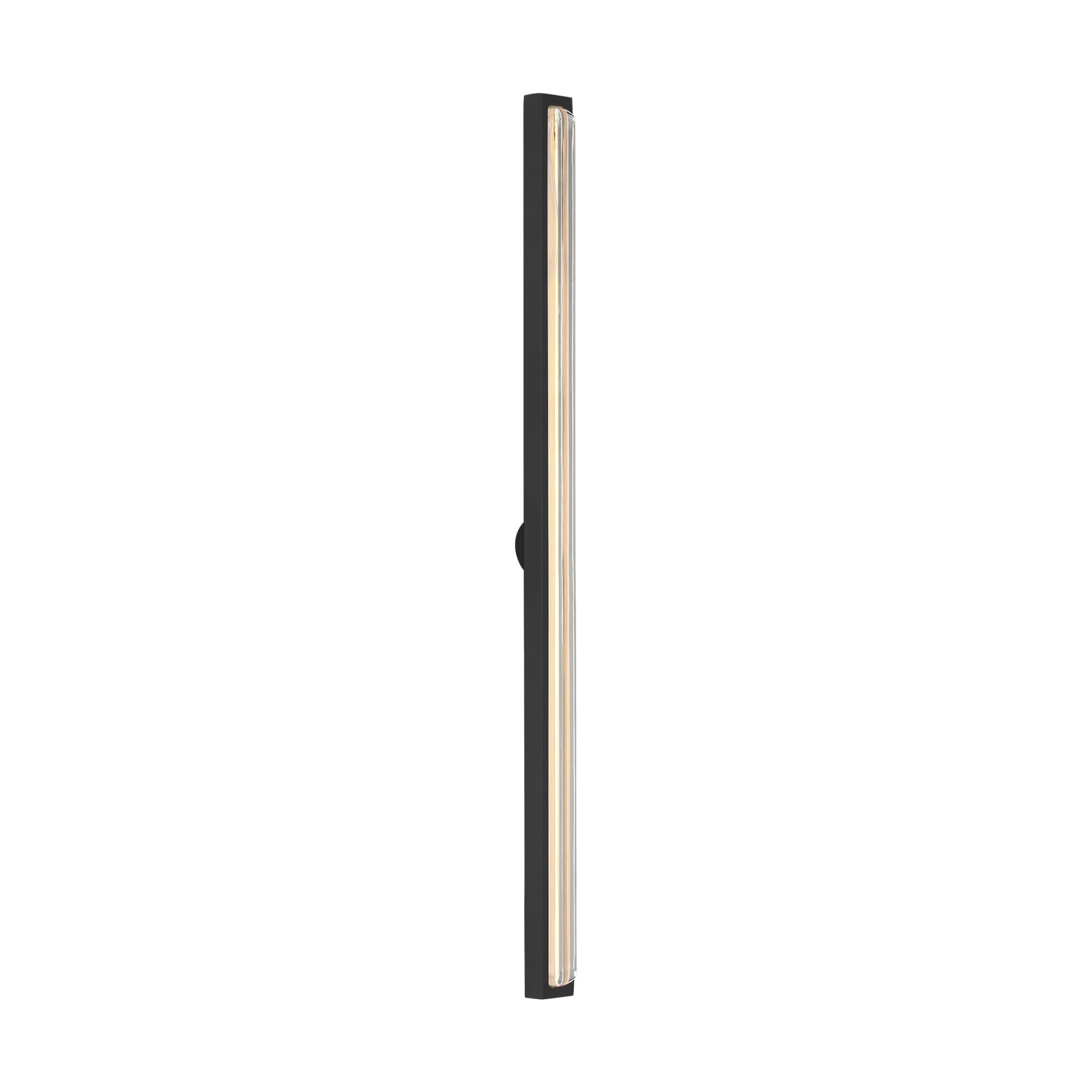 Shown in Nightshade Black finish and Clear Crystal glass