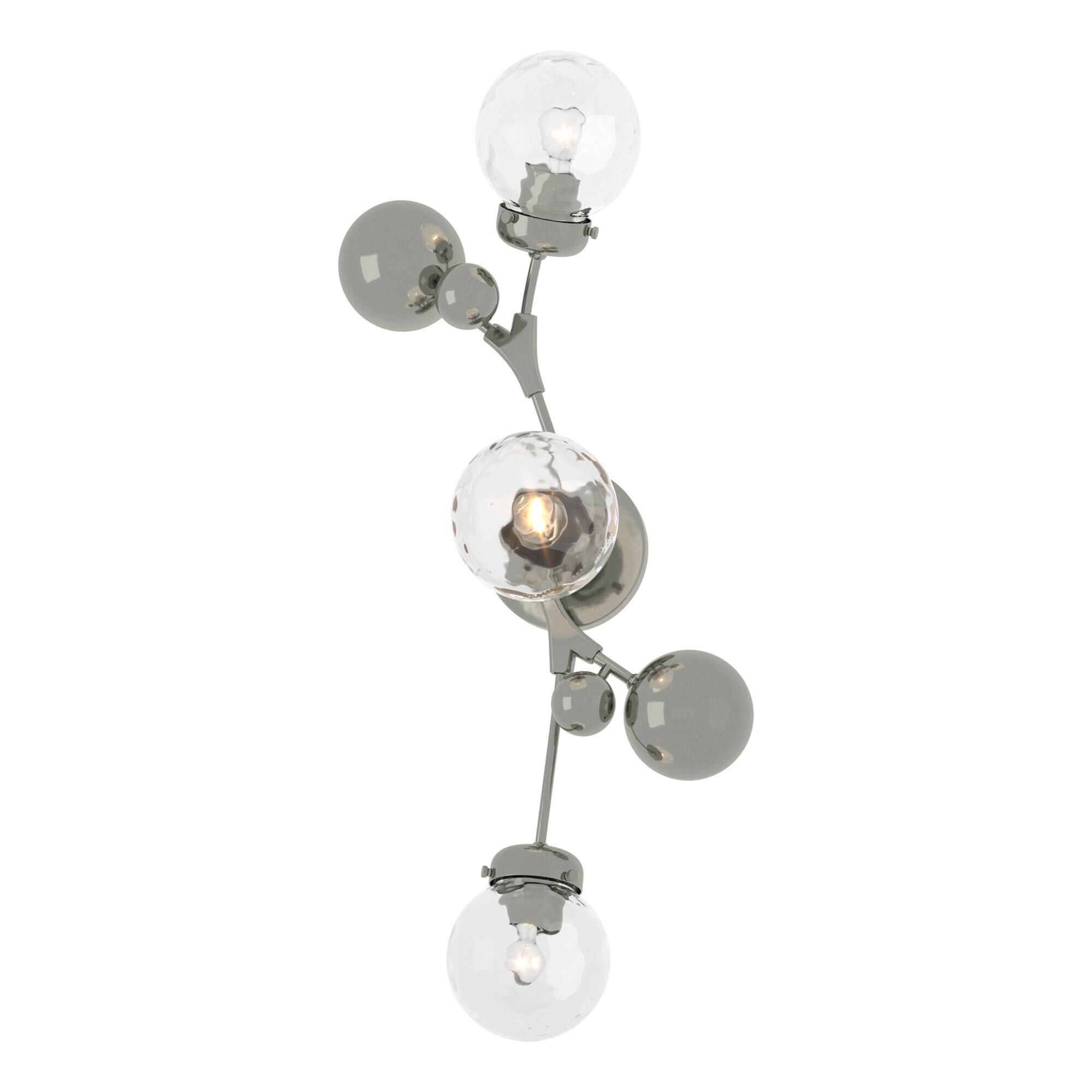 Shown in Sterling finish and Water glass