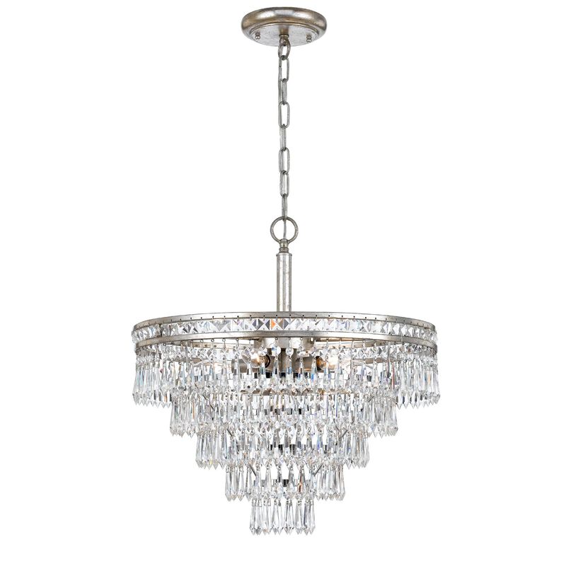Mercer Medium Pendant Light by Crystorama