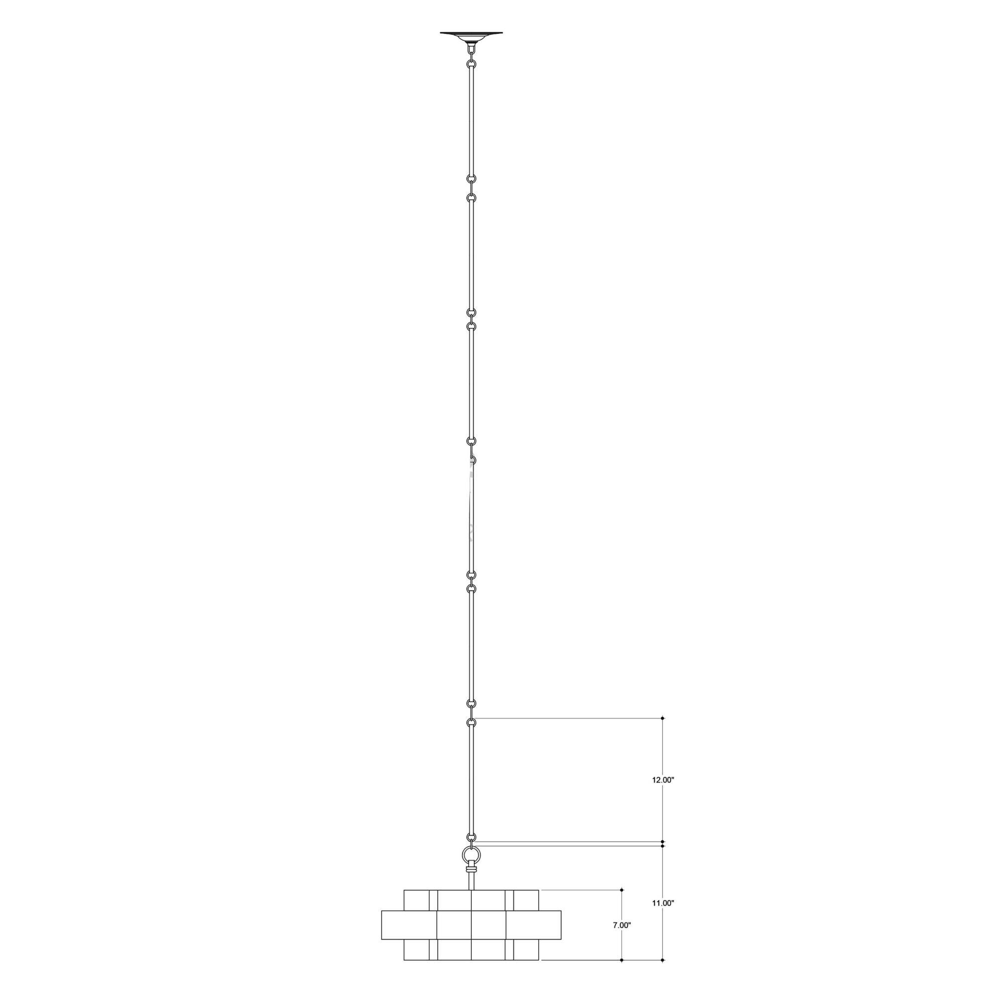 Grand Lotus 20 Inch Large Pendant by Currey and Company