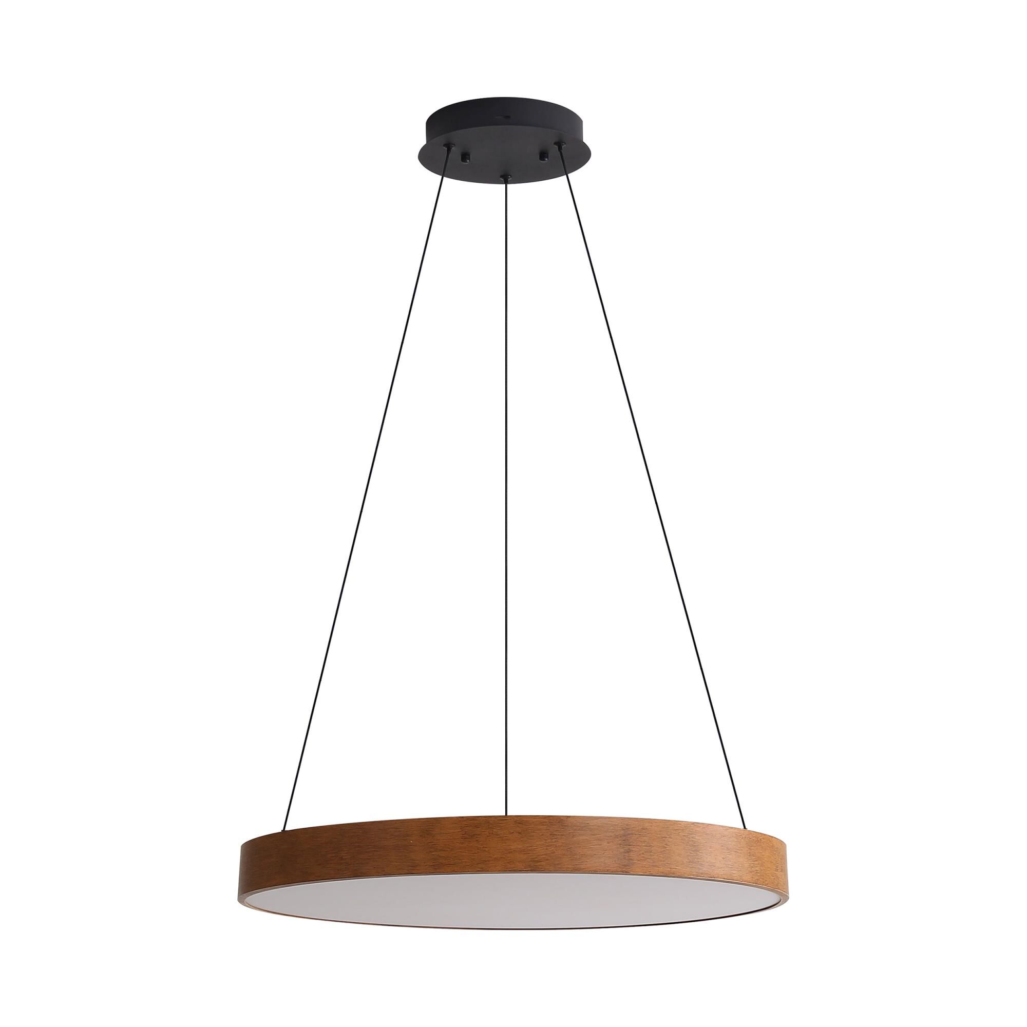 Shown in Walnut finish and Brown shade