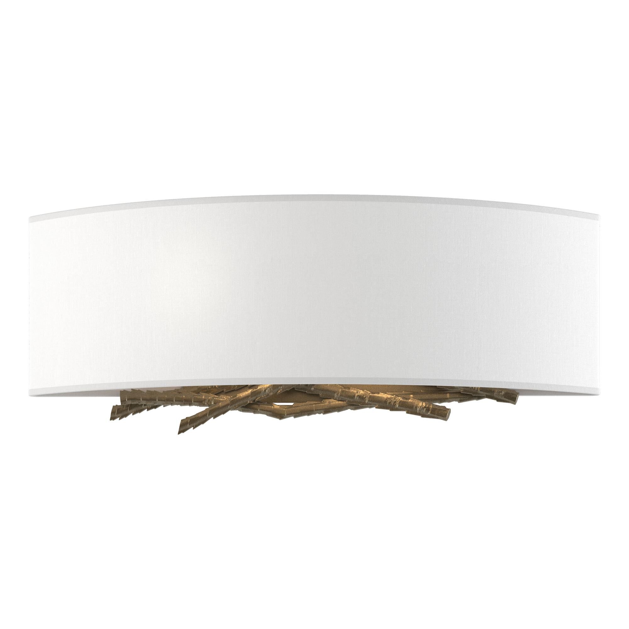 Shown in Soft Gold finish and Natural Anna shade