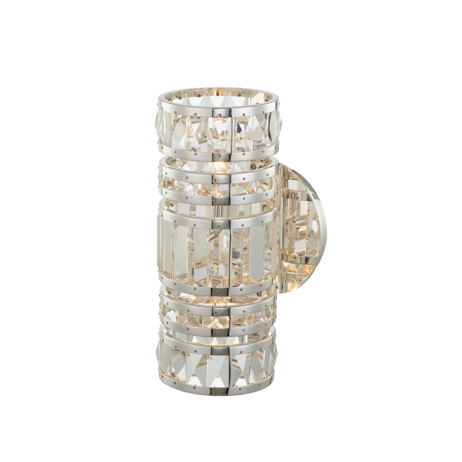 Shown in Polished Silver finish and Firenze crystal