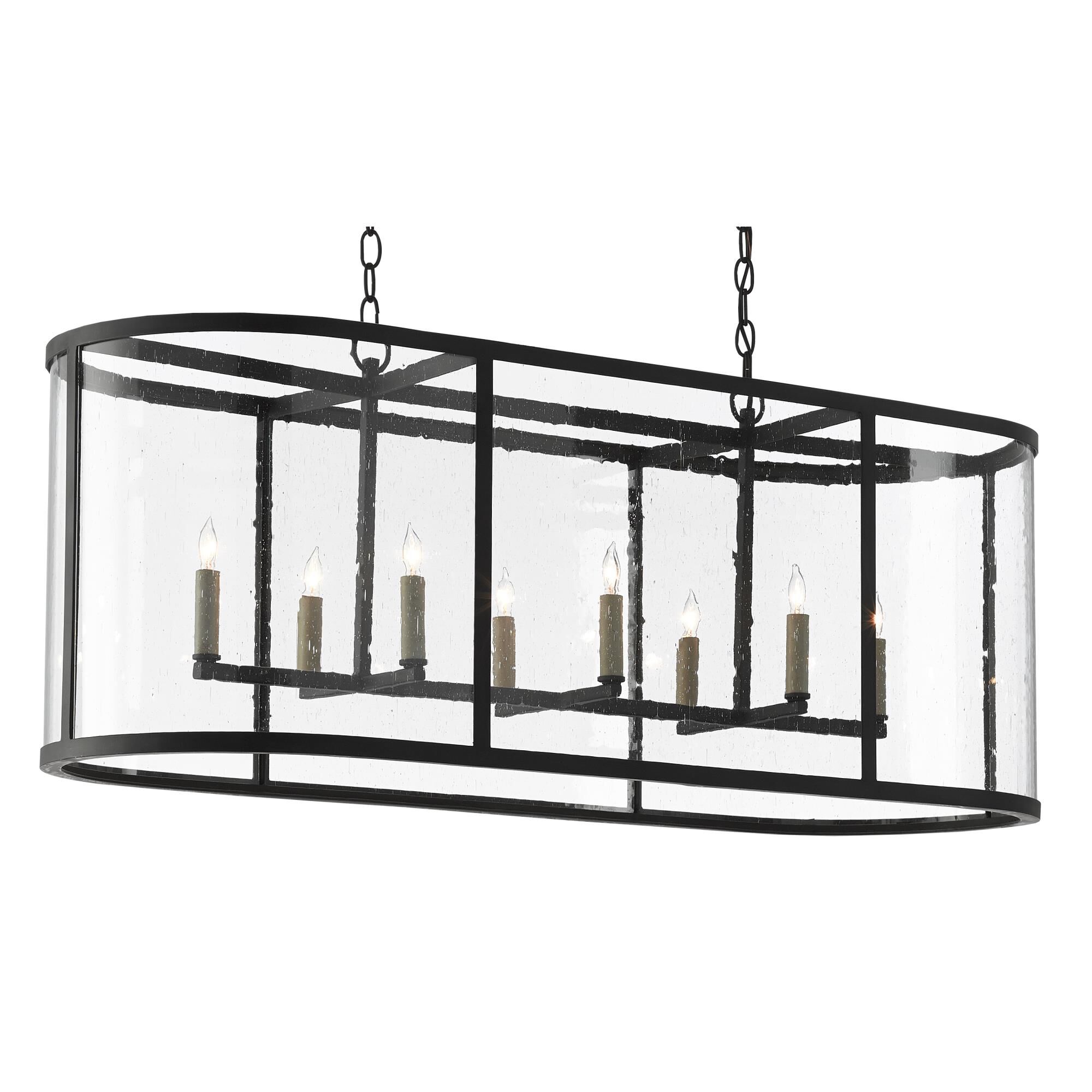 Argand 44 Inch 8 Light Chandelier by Currey and Company