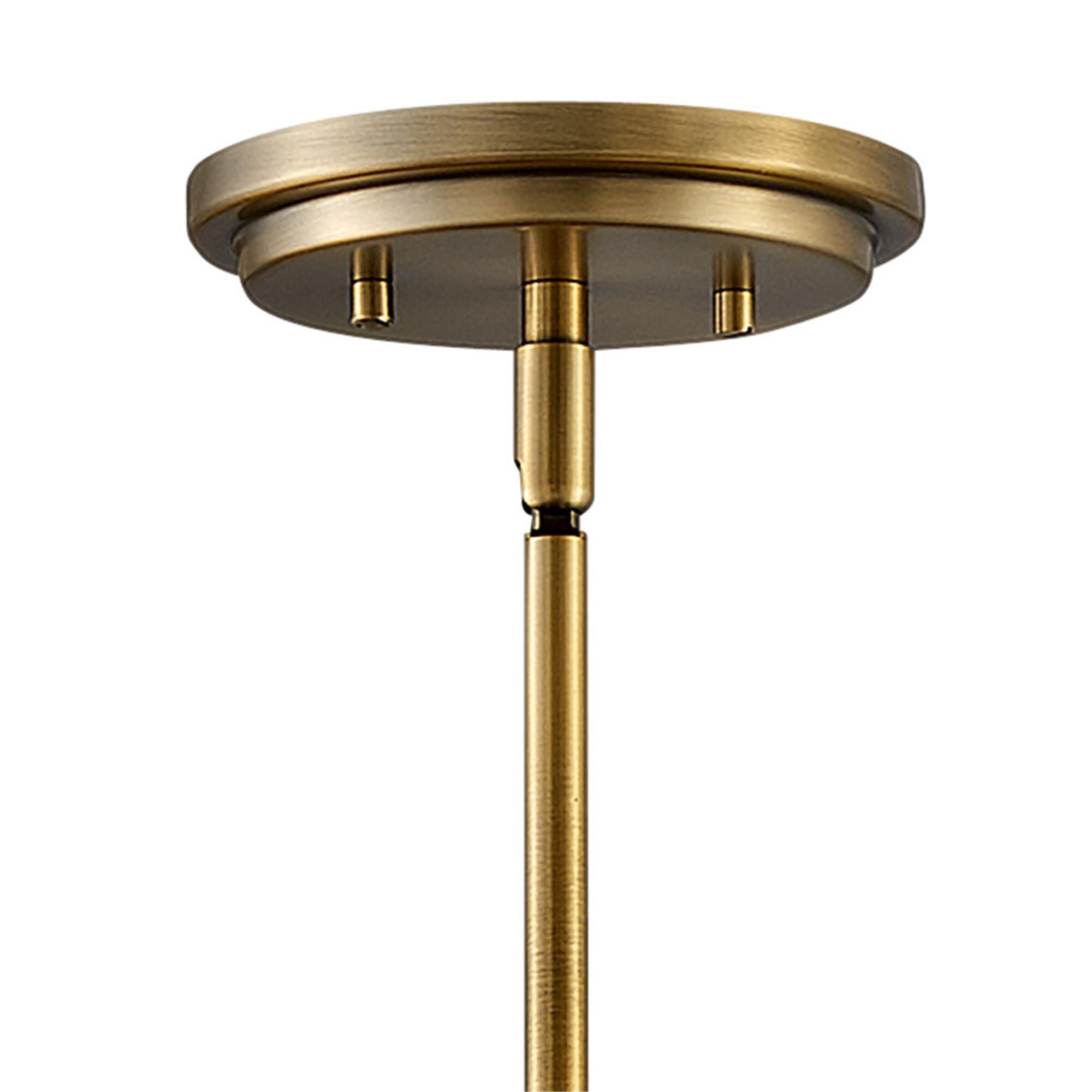 Shown in Satin Black finish and Metal shade and Lacquered Brass accent