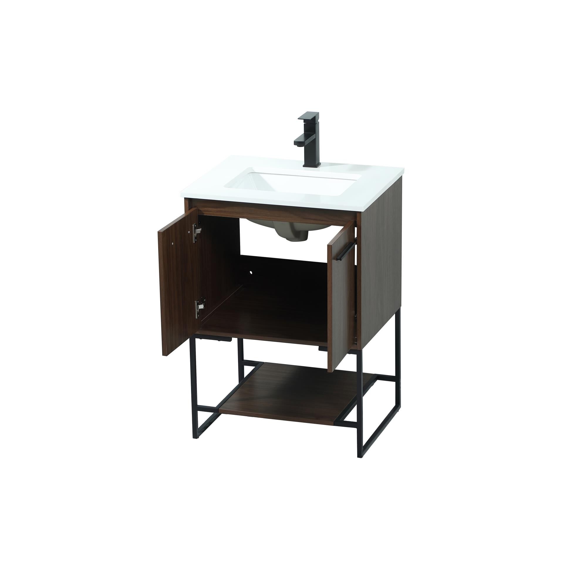 Shown in Walnut finish