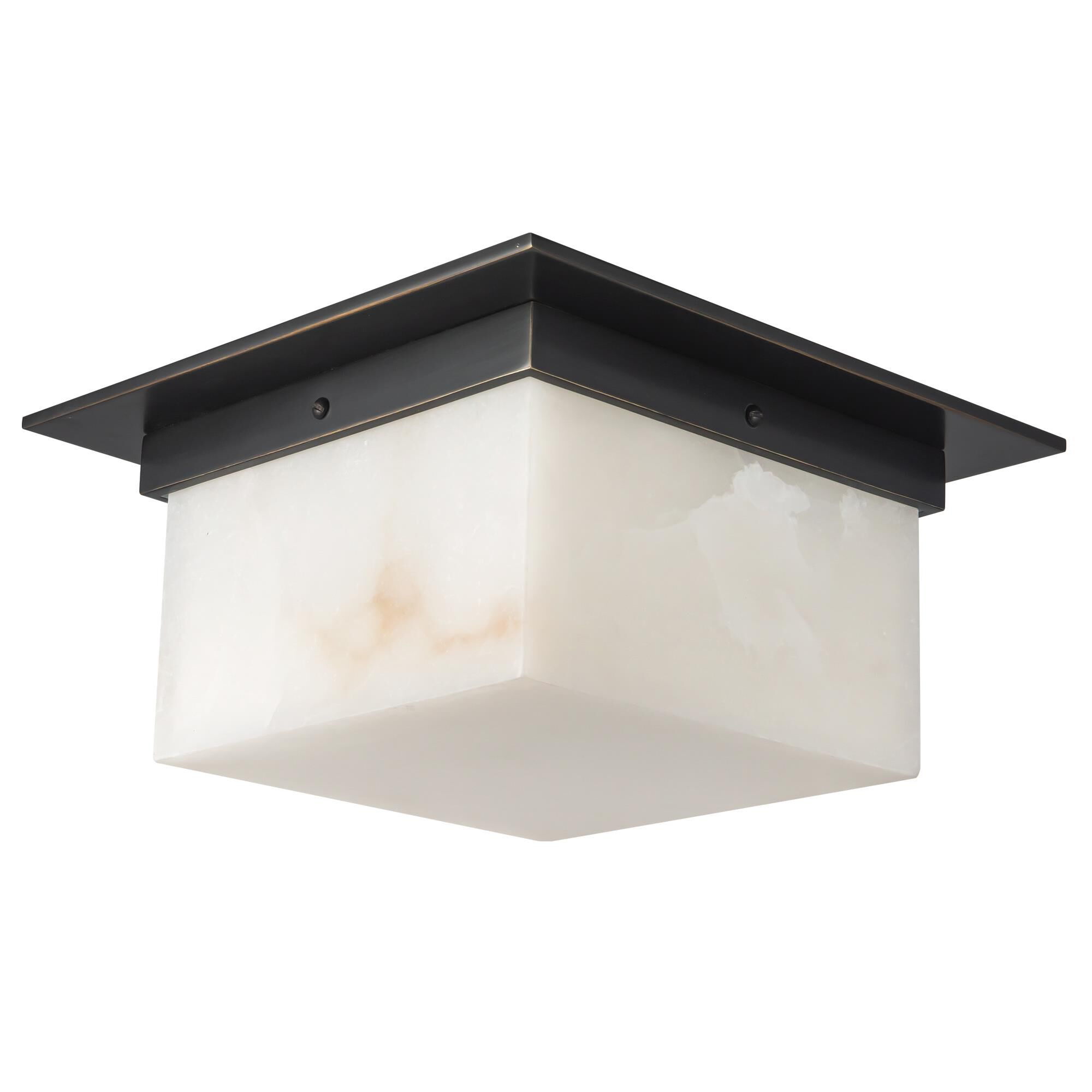Shown in Urban Bronze finish and Alabaster glass
