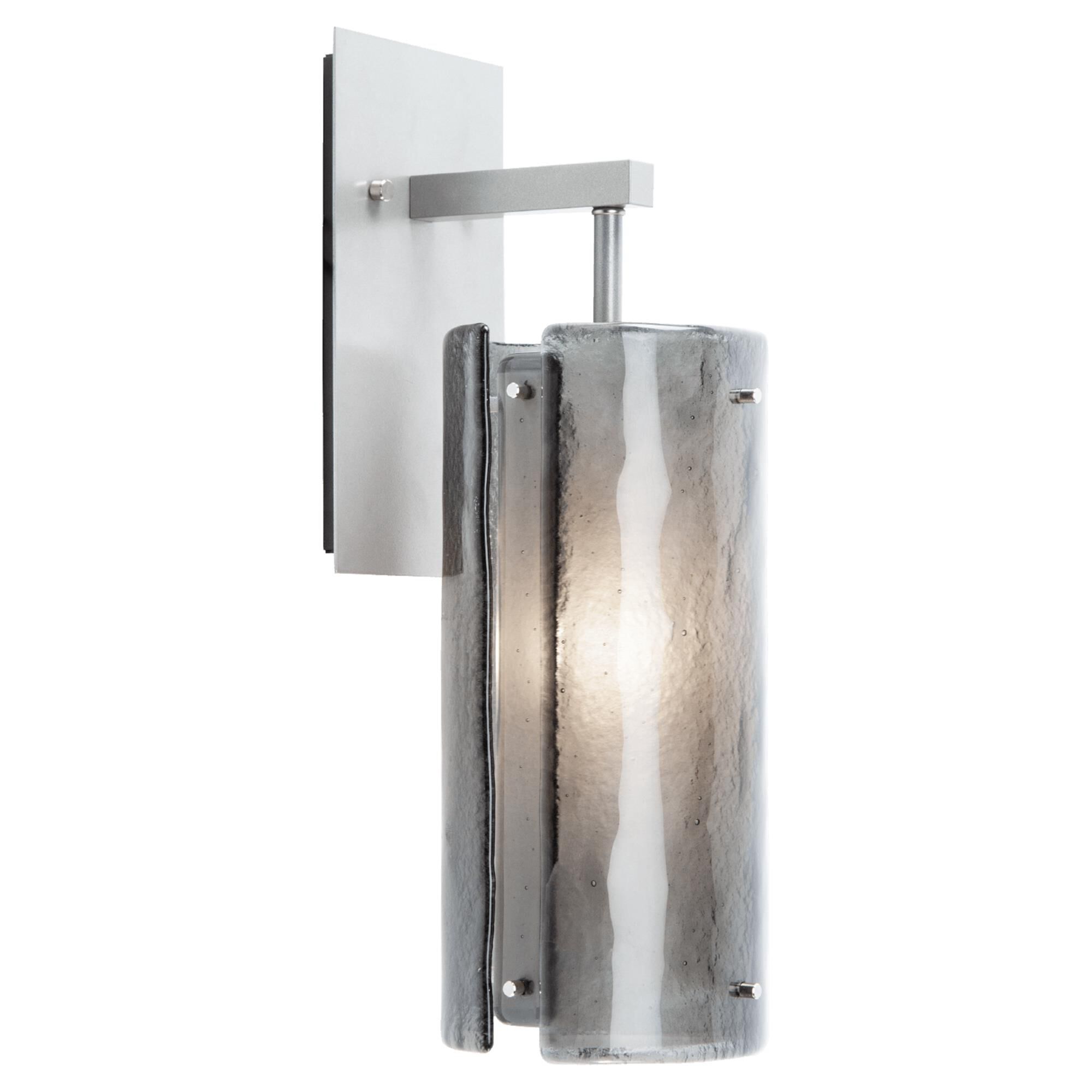 Shown in Metallic Beige Silver finish and Smoke Granite glass