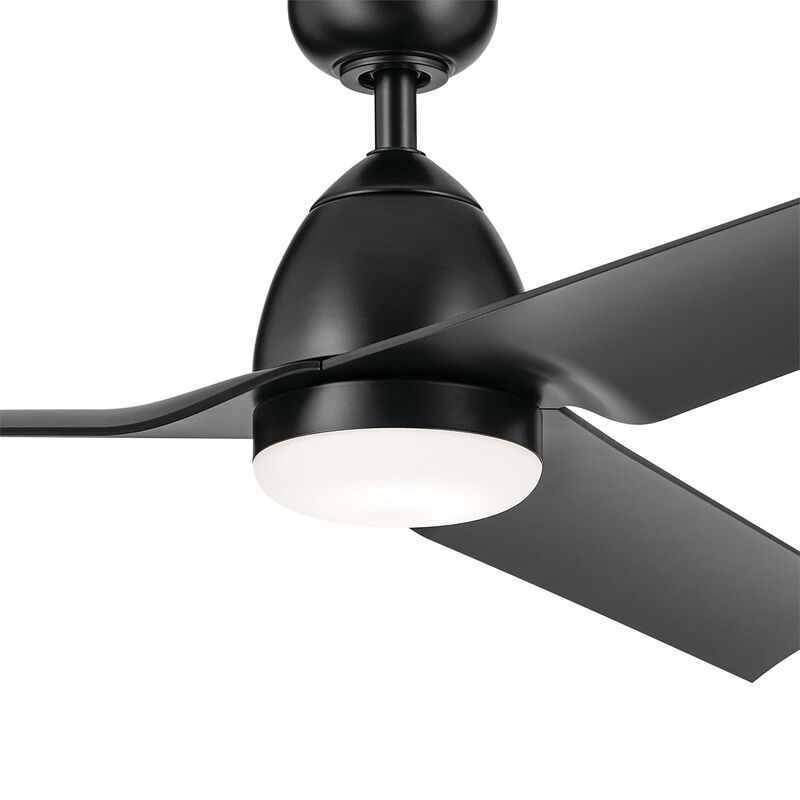Fit 54 Inch Ceiling Fan with Light Kit by Kichler