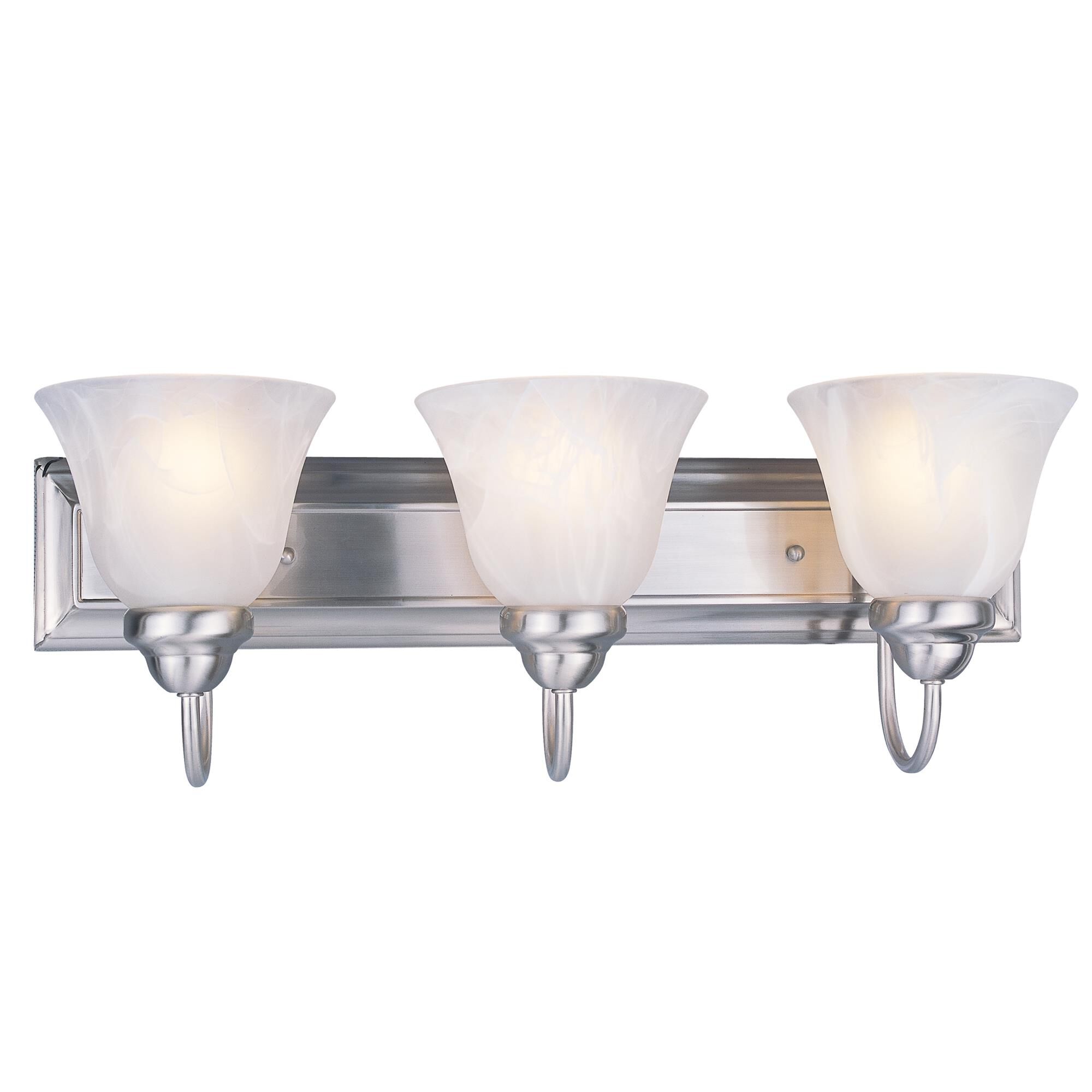 Shown in Brushed Nickel finish and Glass shade