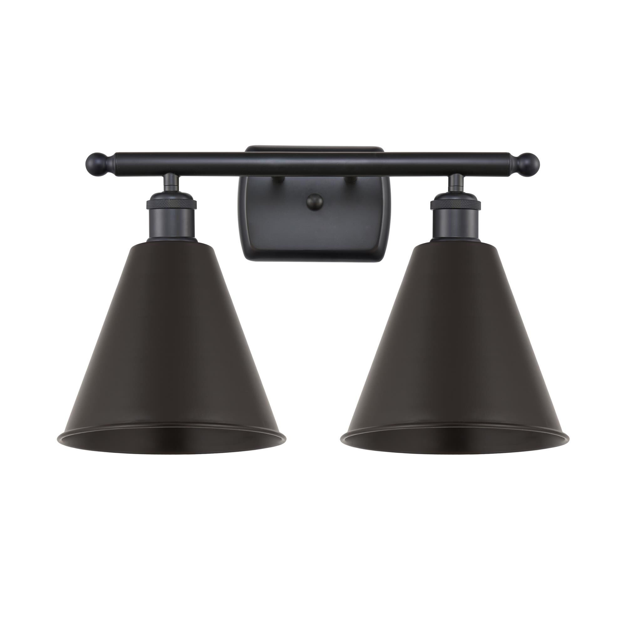 Bruno Marashlian Ballston Cone 18 Inch 2 Light Bath Vanity Light by Innovations Lighting