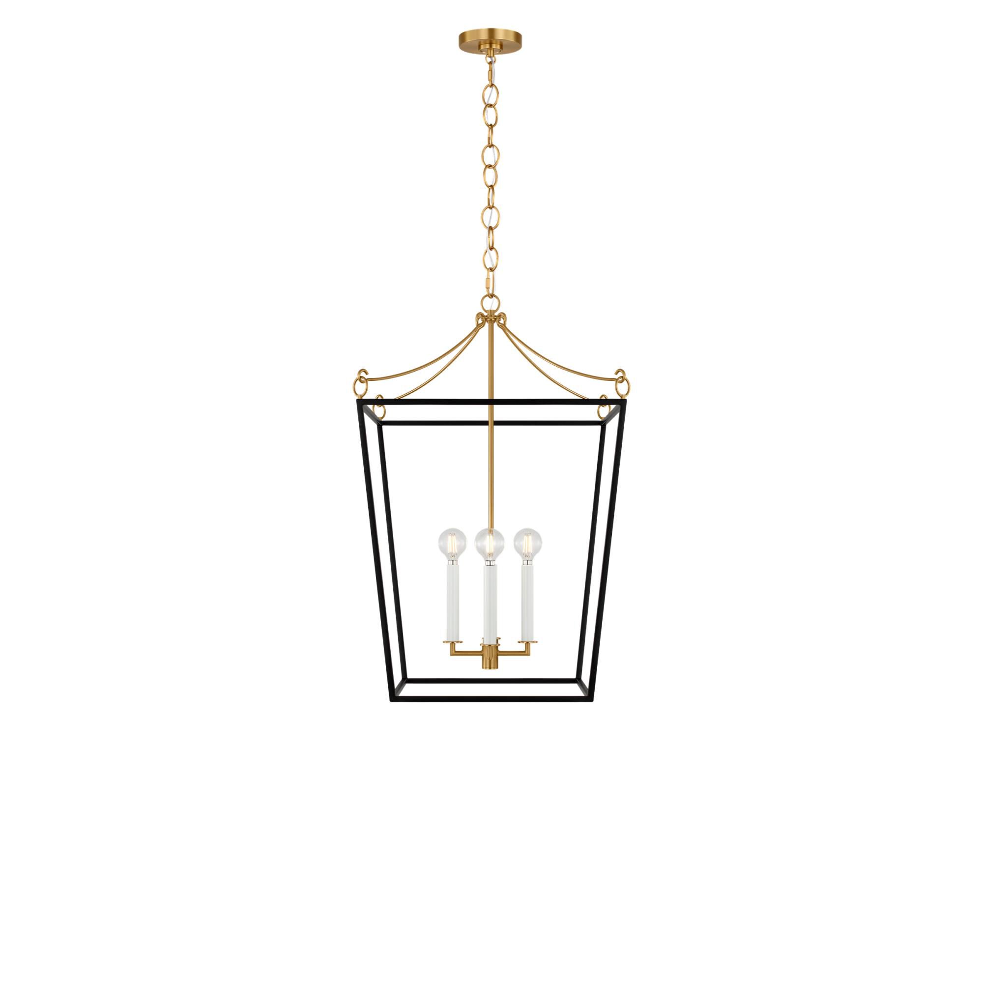 Shown in Midnight Black and Burnished Brass finish