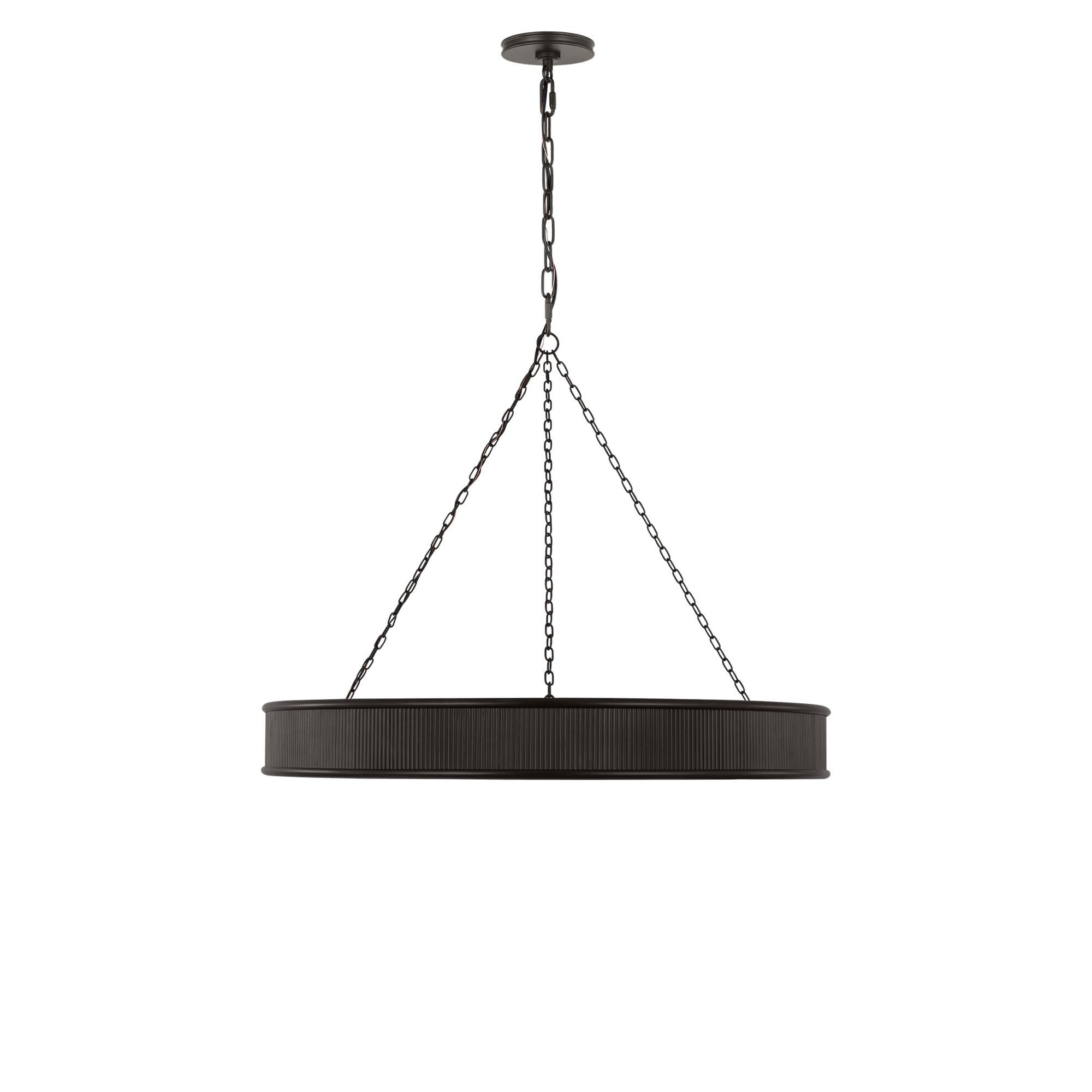 Shown in Aged Iron finish and Silk Screen White Inside, Clear Outside shade