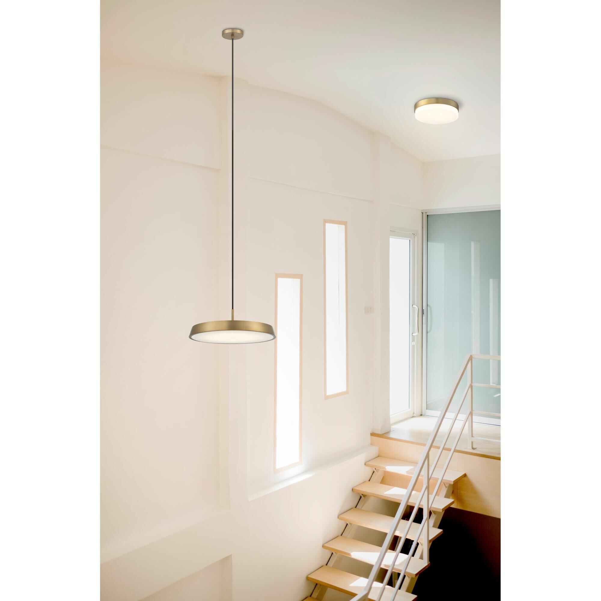 Roma 11 Inch 1 Light LED Flush Mount by Access Lighting