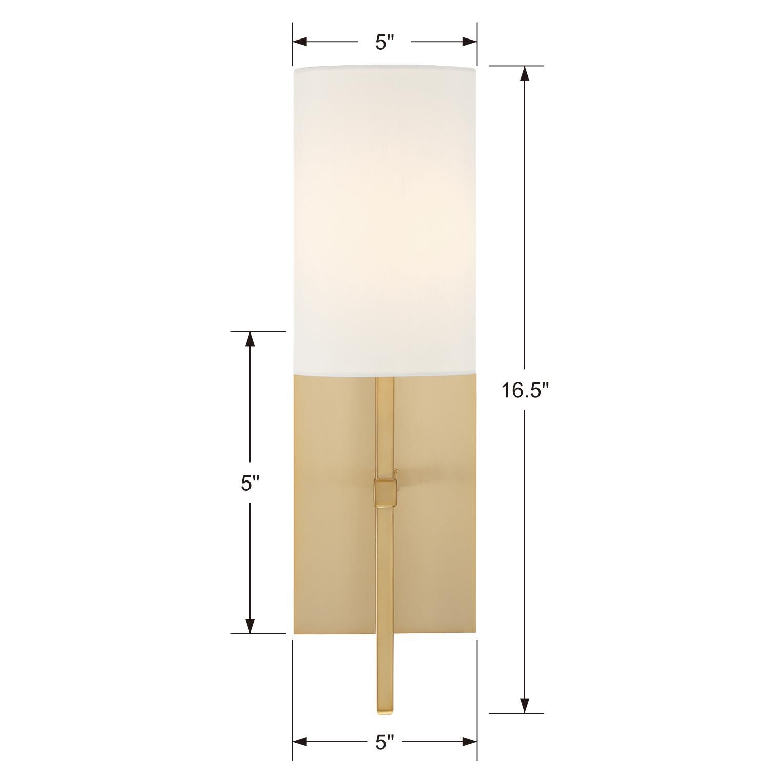 Crystorama Veronica 16 Inch Wall Sconce