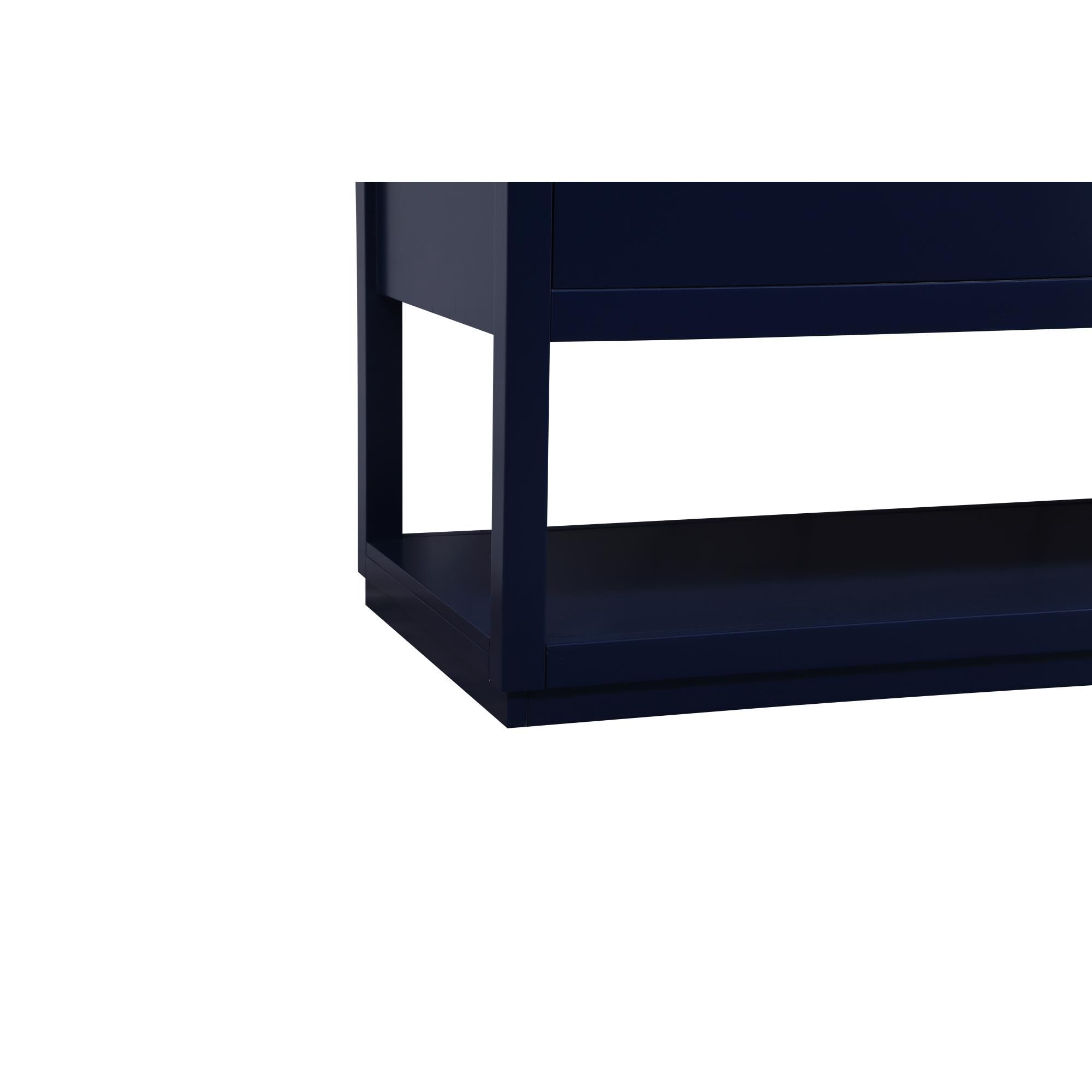 Shown in Blue finish