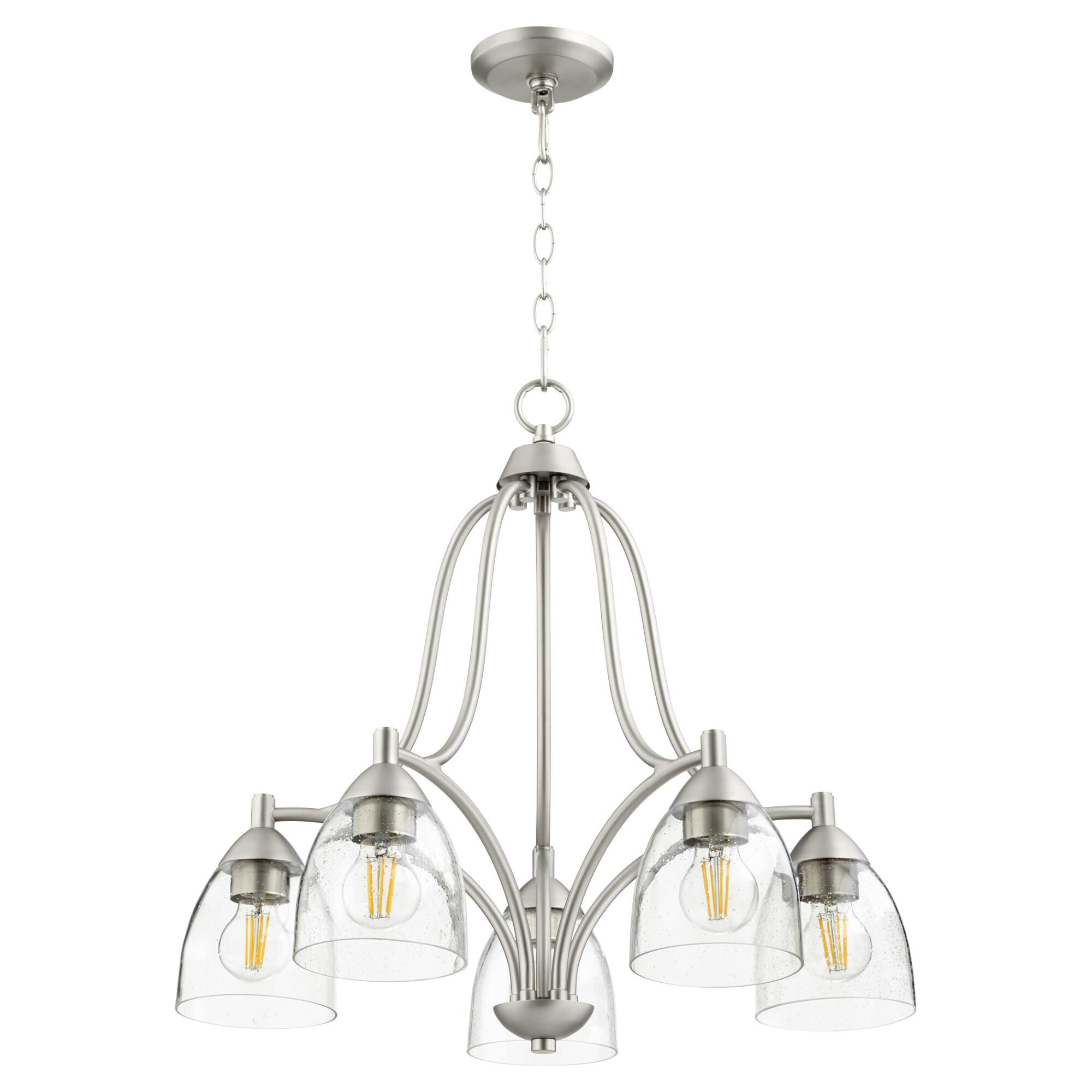 Barkley 24 Inch 5 Light Chandelier by Quorum International