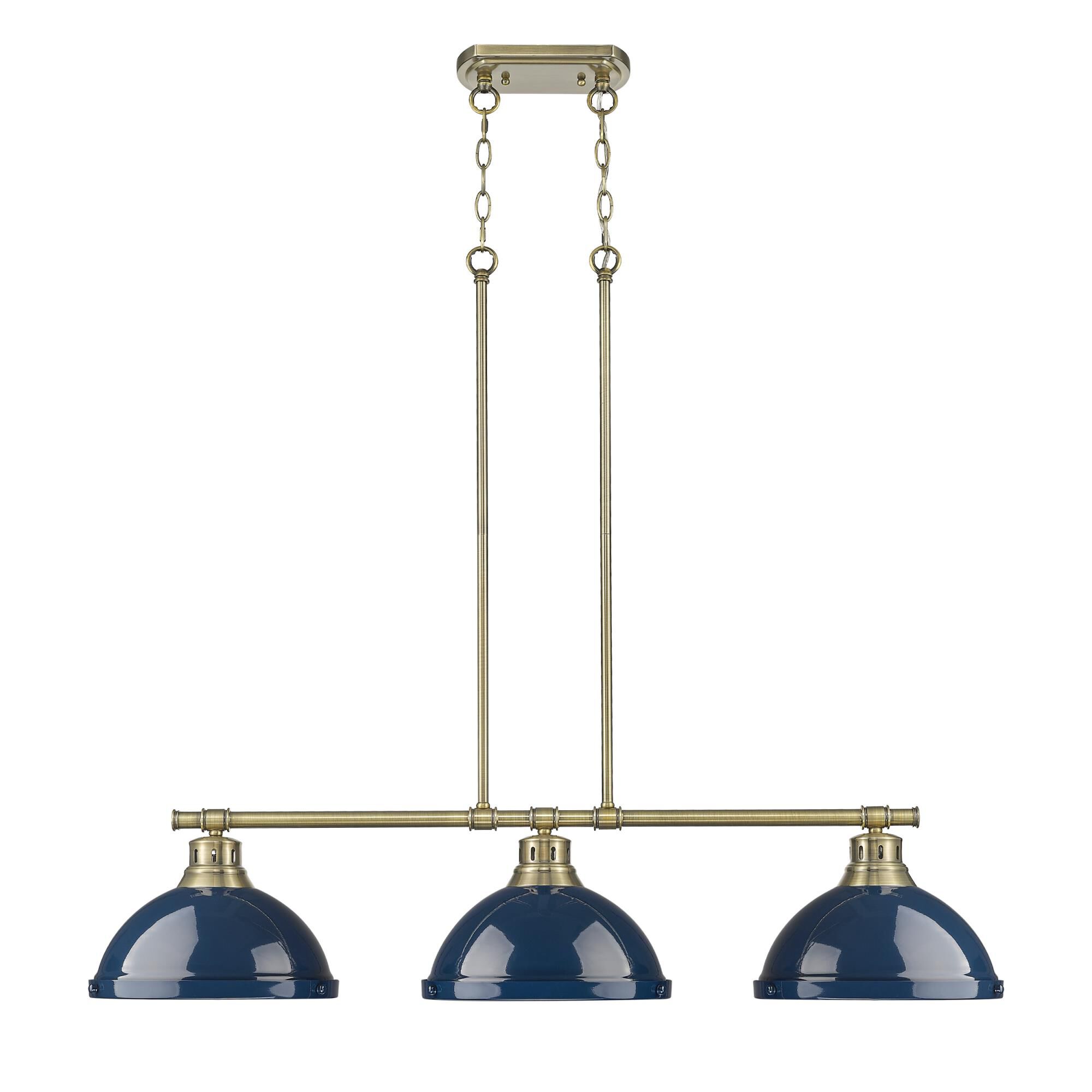Shown in Navy Blue finish and Navy Blue shade