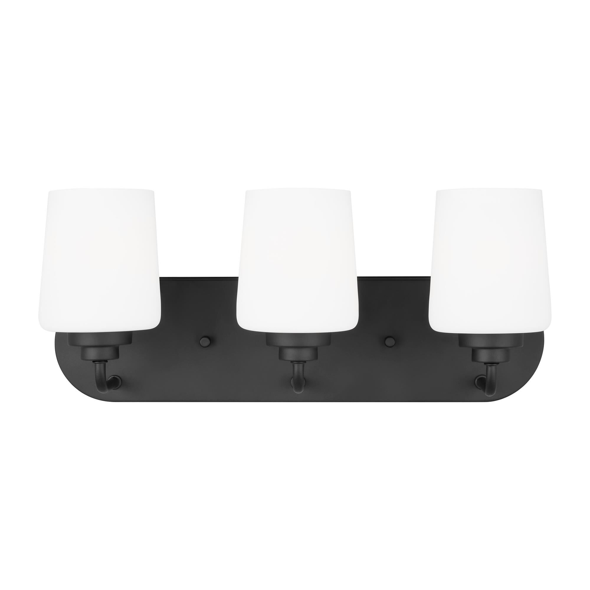 Shown in Midnight Black finish and Etched / White Inside glass and Etched / White Inside Glass s shade