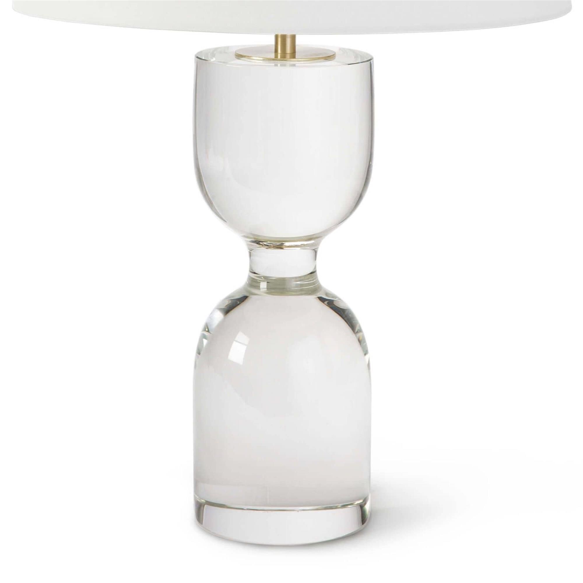 Shown in Clear finish and Linen shade