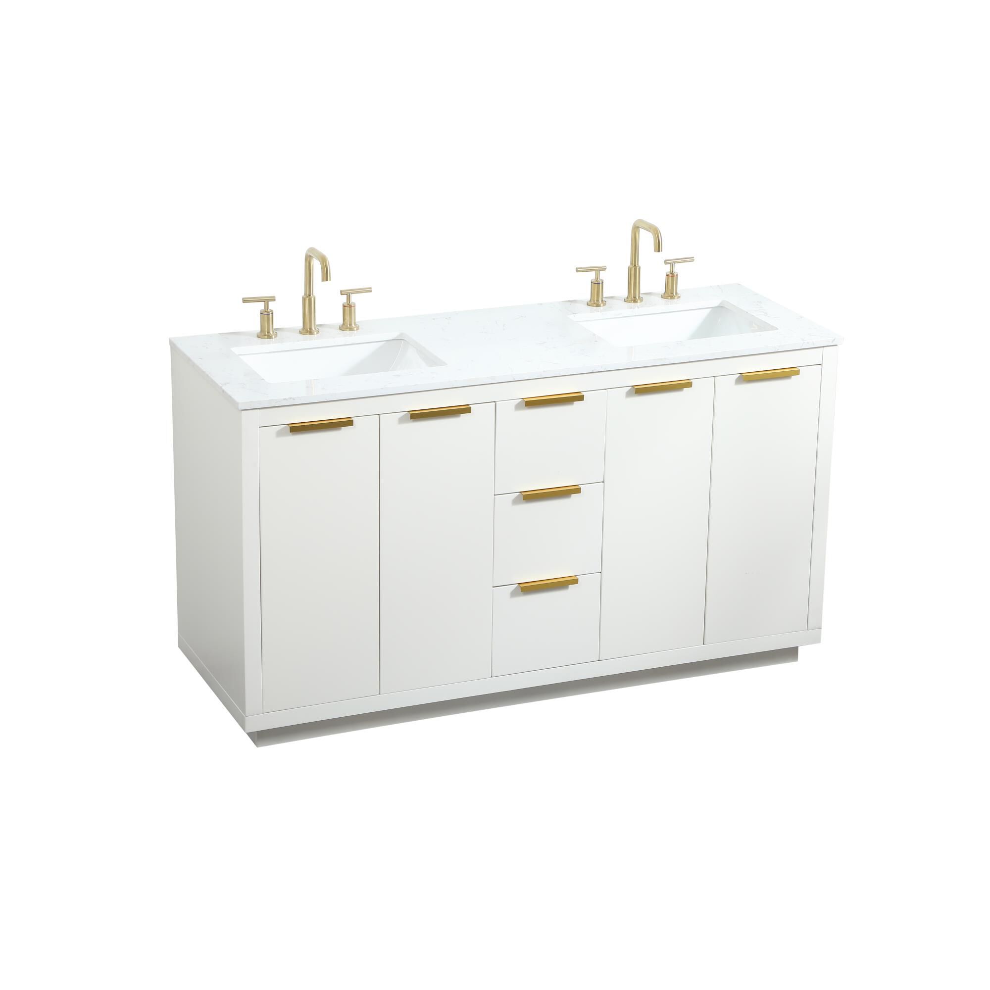 Shown in White finish