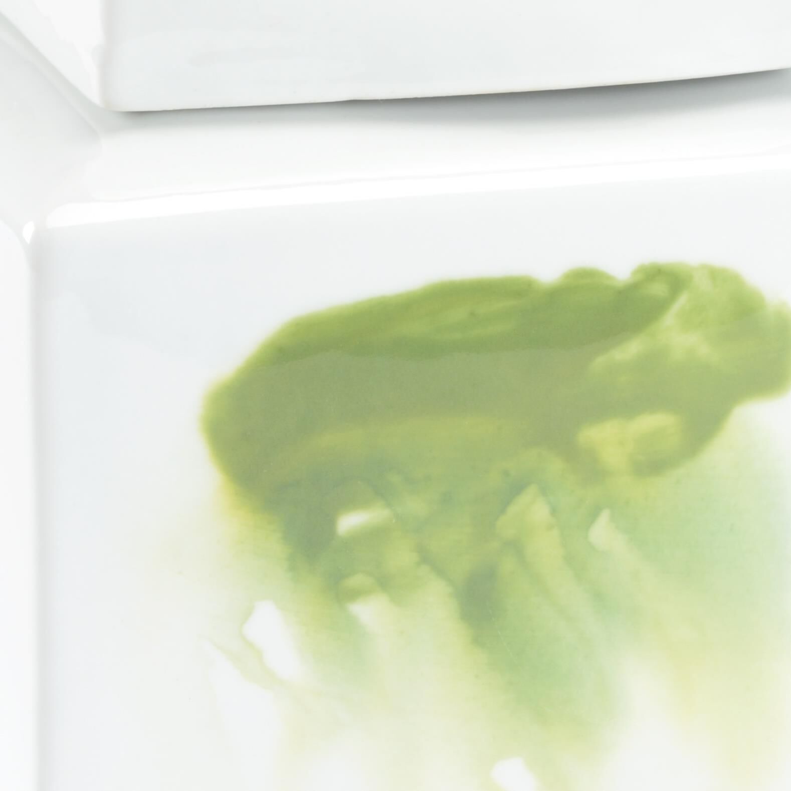 Shown in Green-White Glaze finish