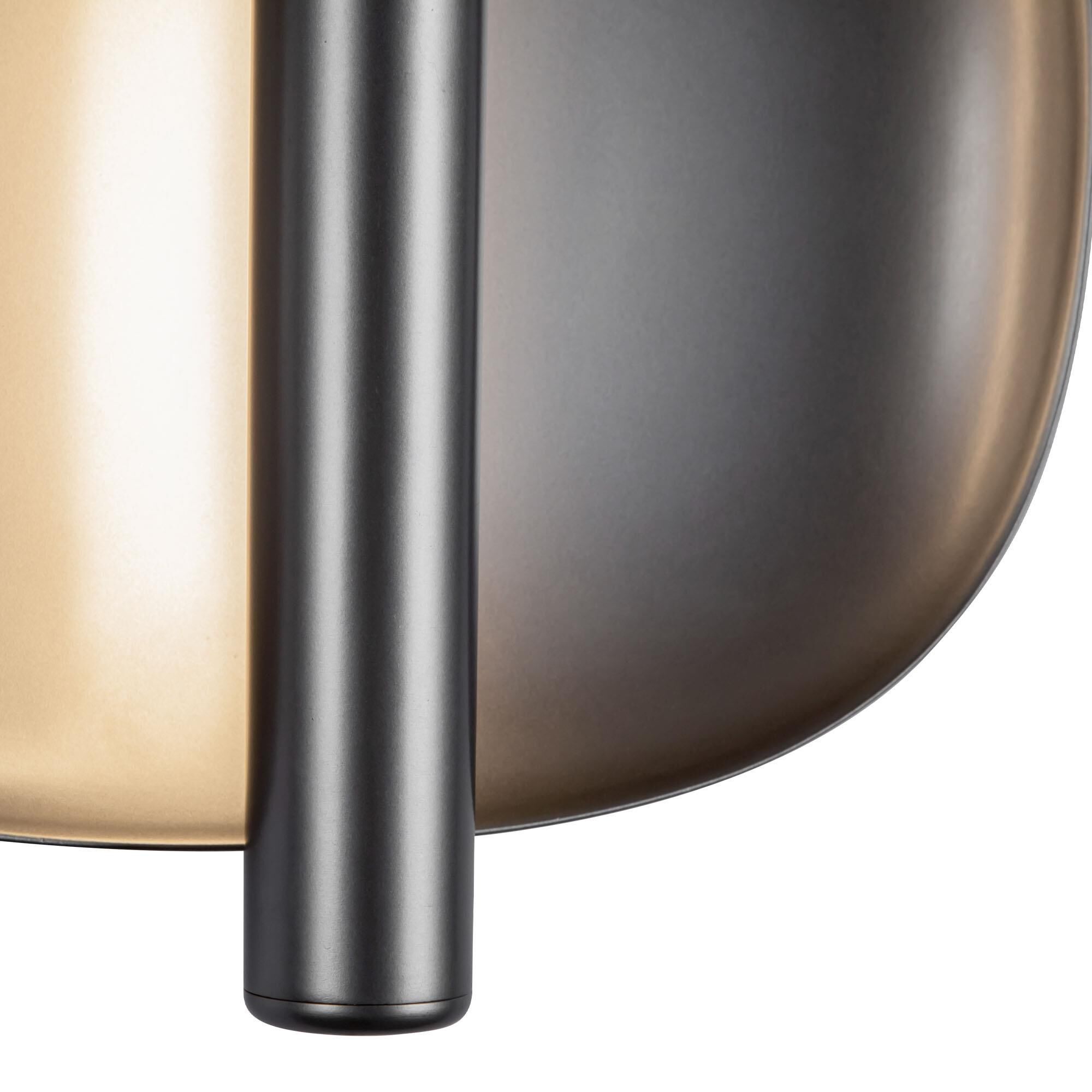 Shown in Space Gray finish and Frosted Acrylic Diffuser glass