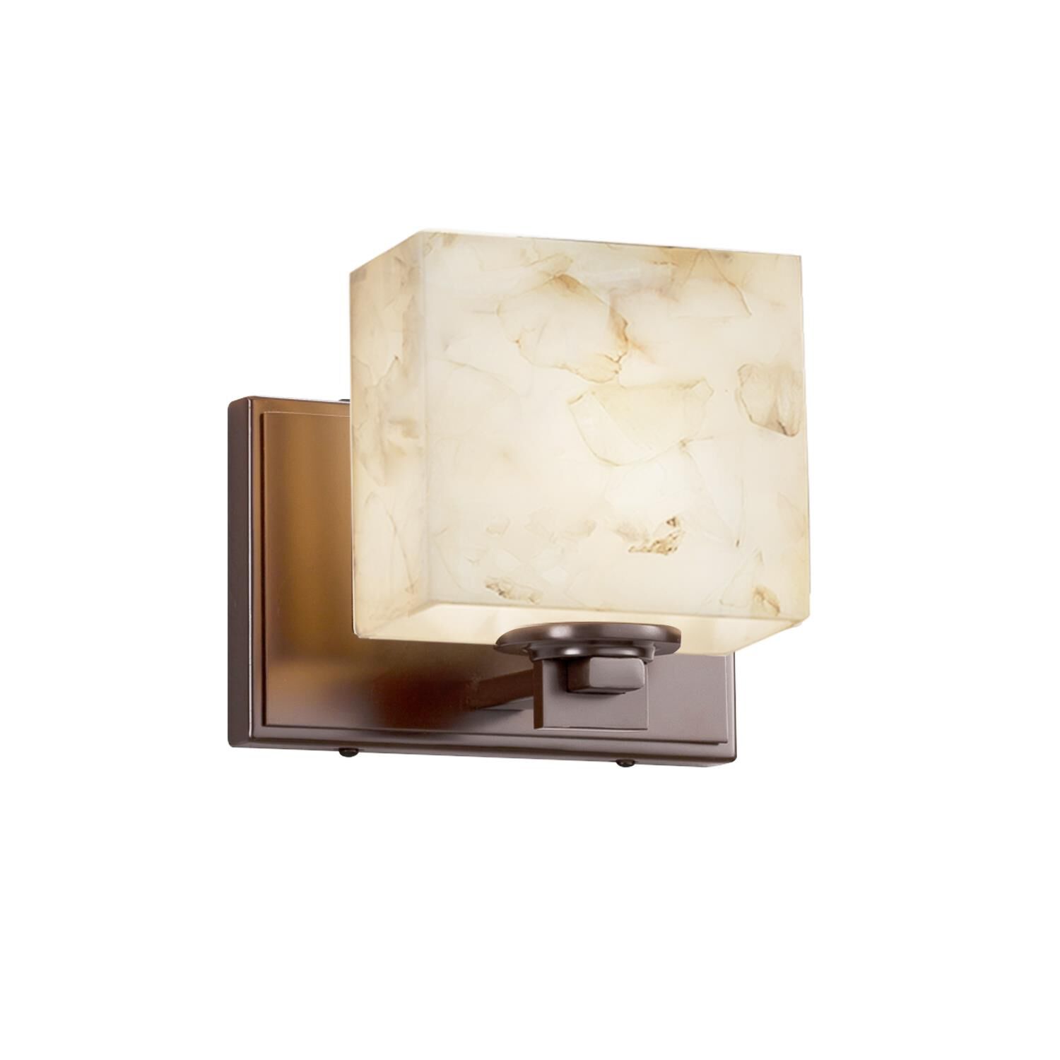 Alabaster Rocks! 7 Inch Wall Sconce by Justice Design Group