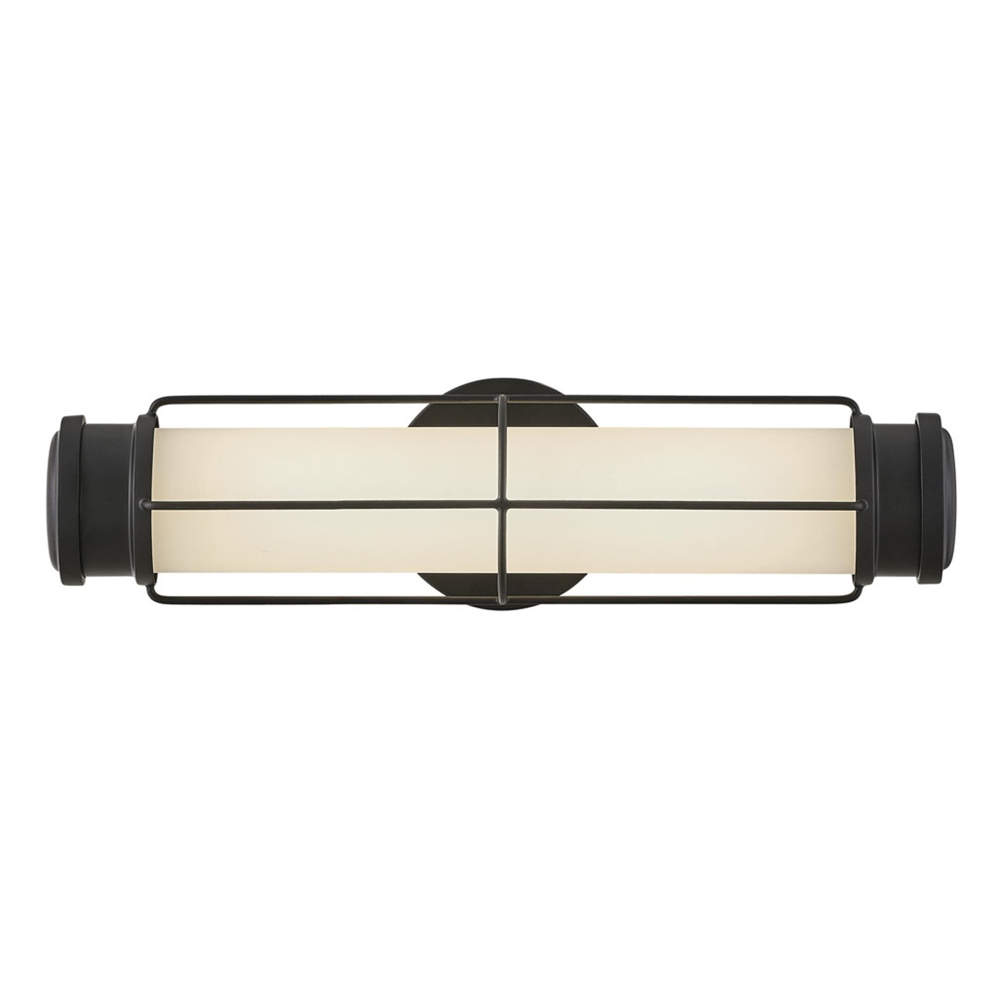 Shown in Black finish and Etched Opal glass