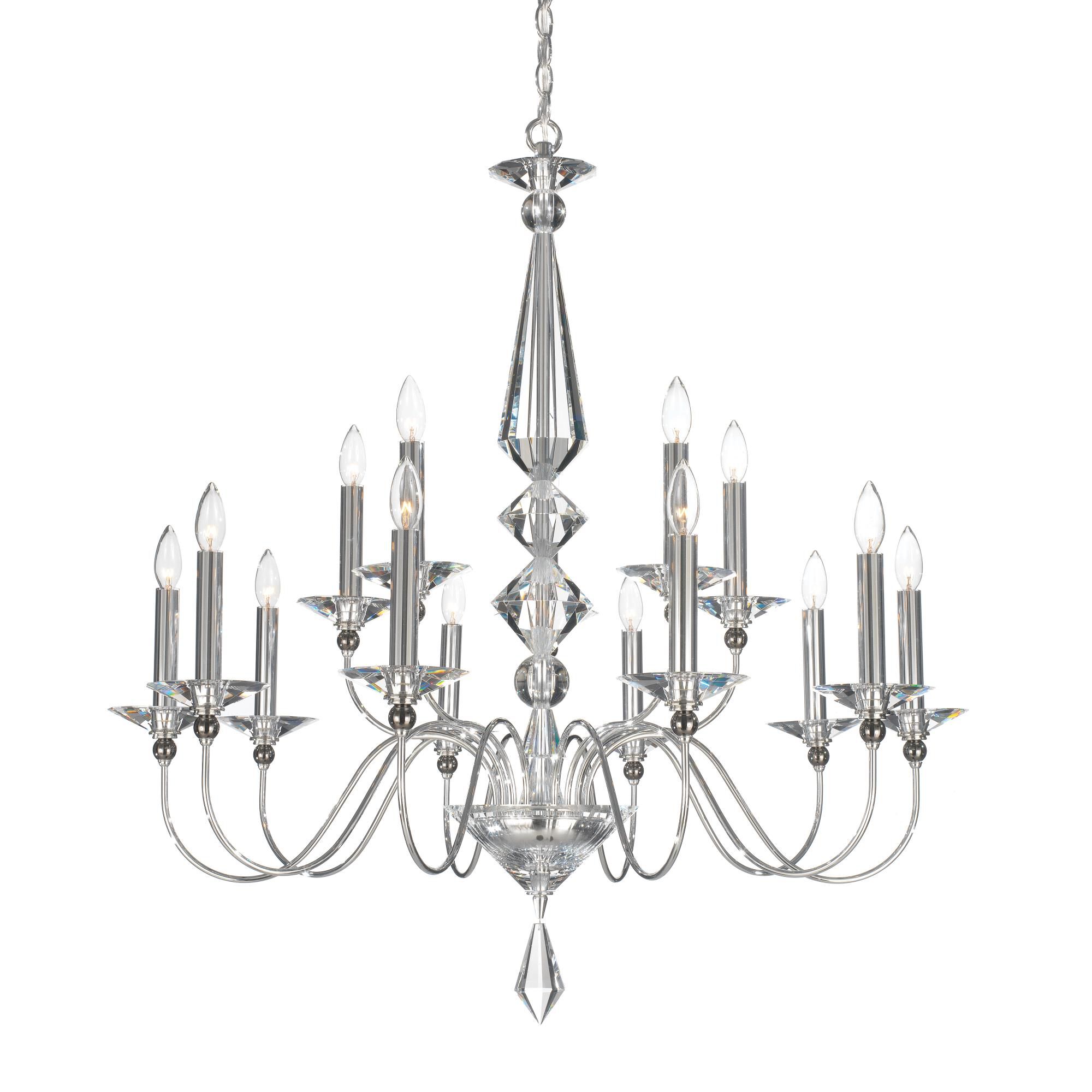 Jasmine 36 Inch 15 Light Chandelier by Schonbek