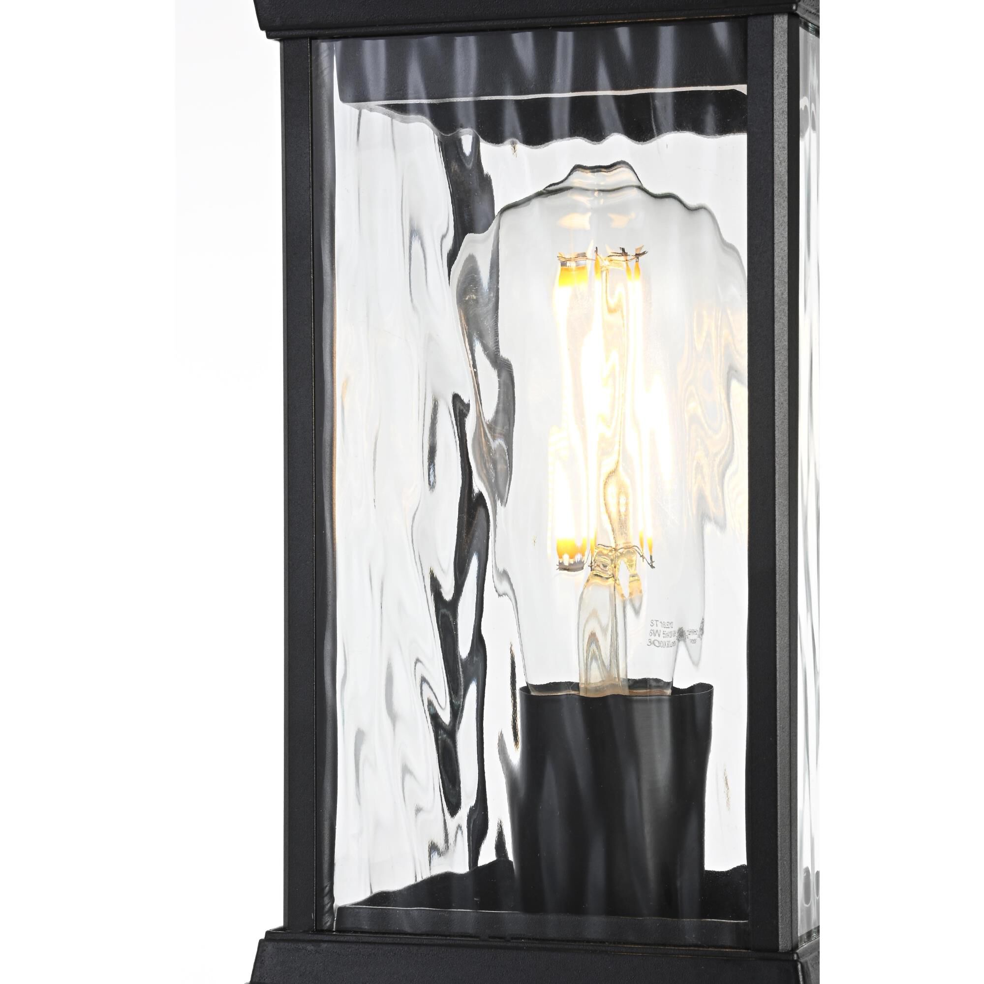 Mascher 14 Inch Outdoor Post Lamp by Elegant Lighting