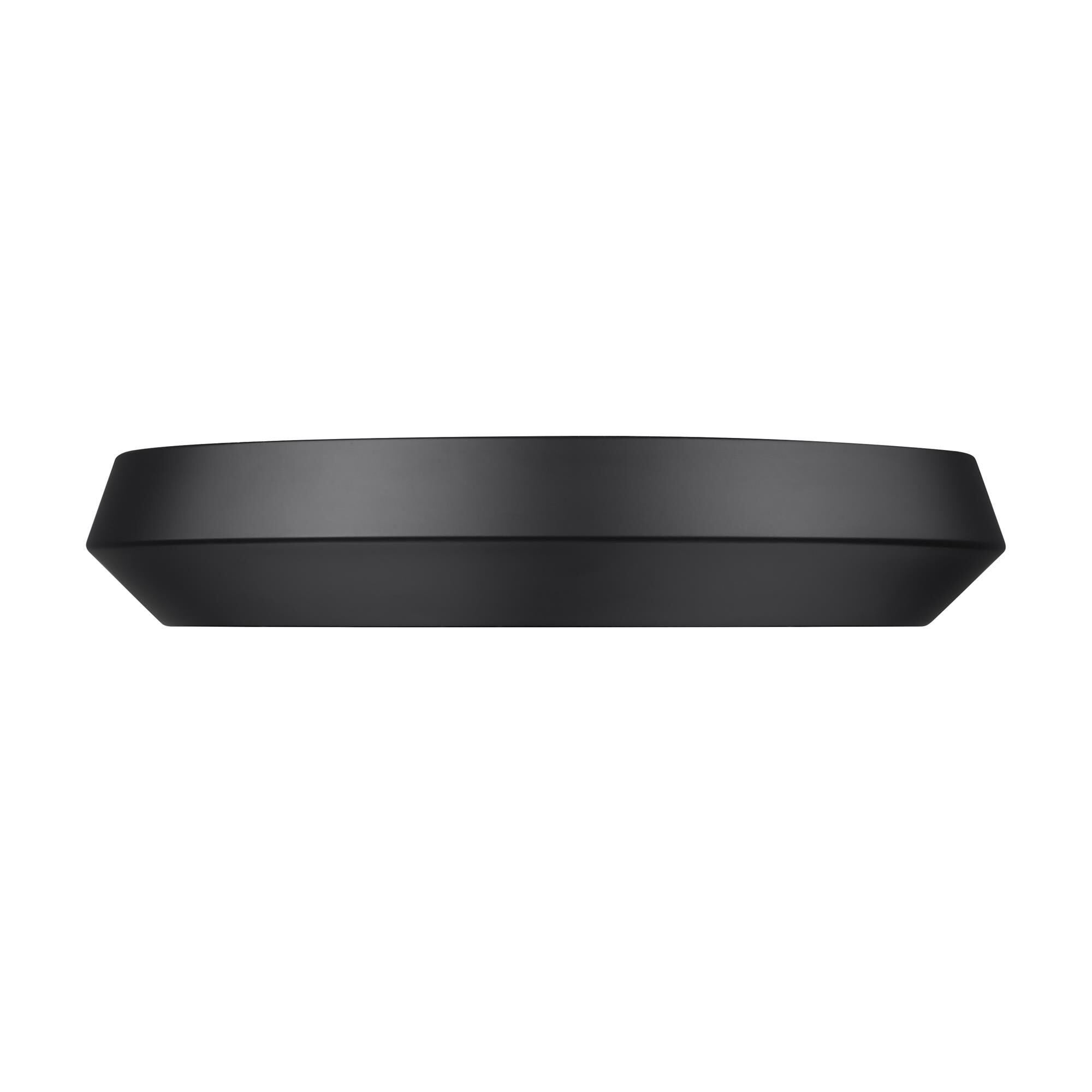 Shown in Matte Black finish and White glass