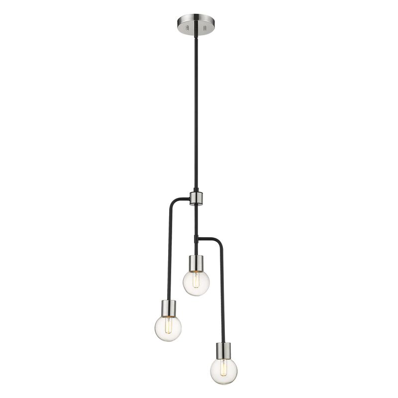 Neutra 11 Inch 3 Light Mini Chandelier by Z-Lite