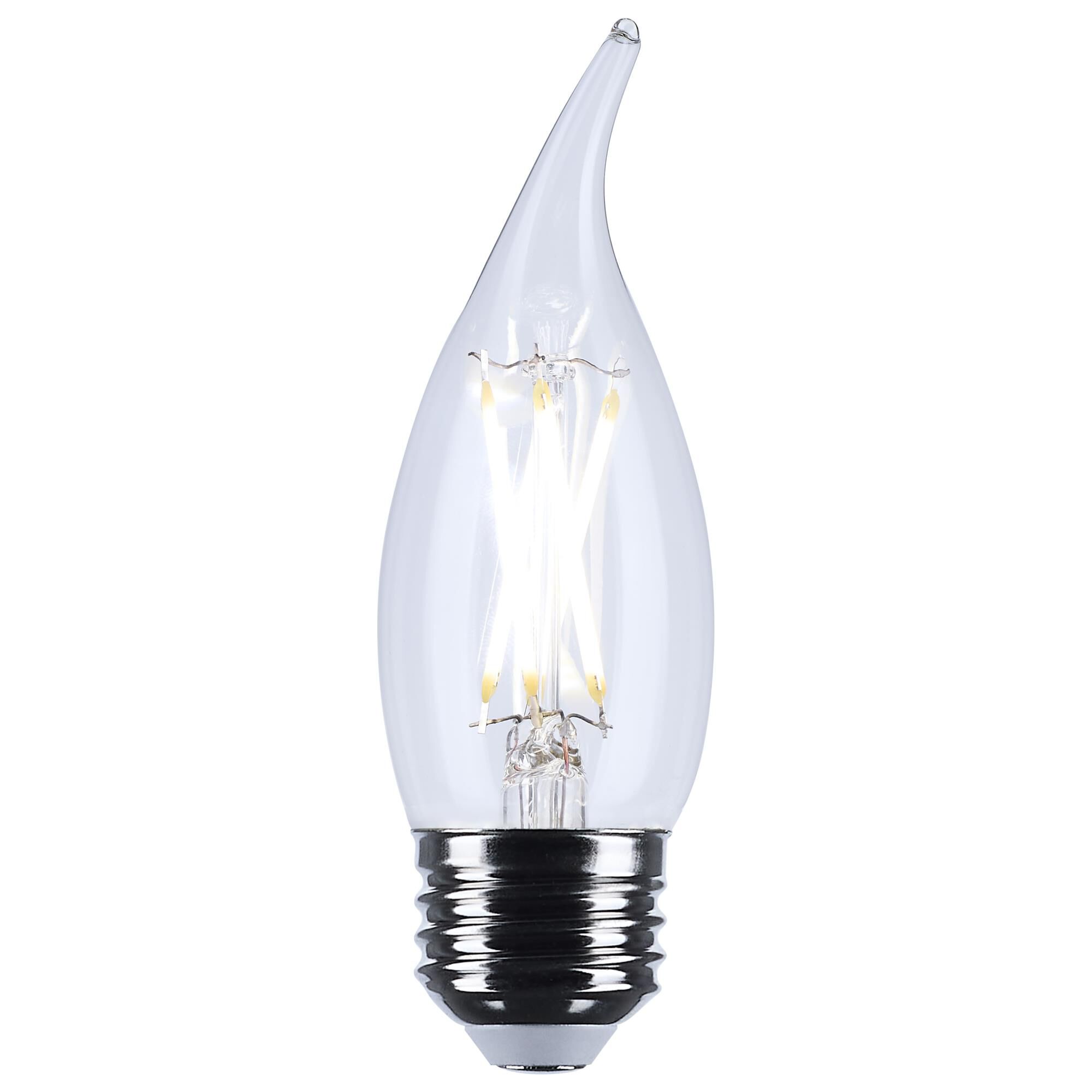 Dimmable 6 Watt 5000K CA10 LED Light Bulb by Satco