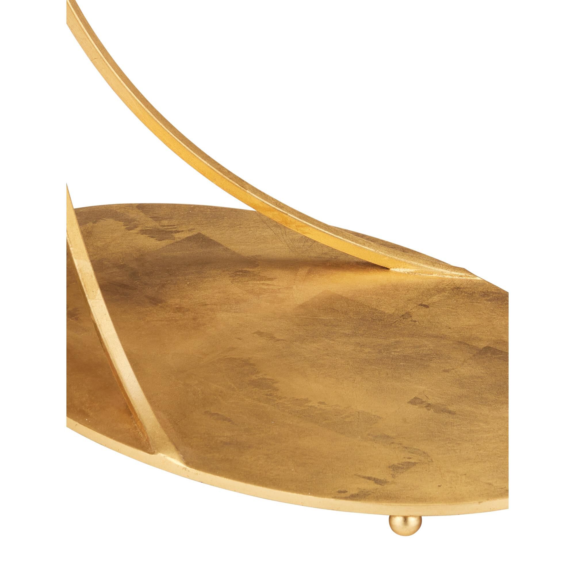 Shown in Gold Leaf, Natural finish