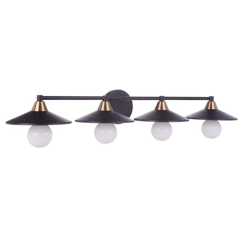 Isaac 36 Inch 4 Light Bath Vanity Light by Craftmade