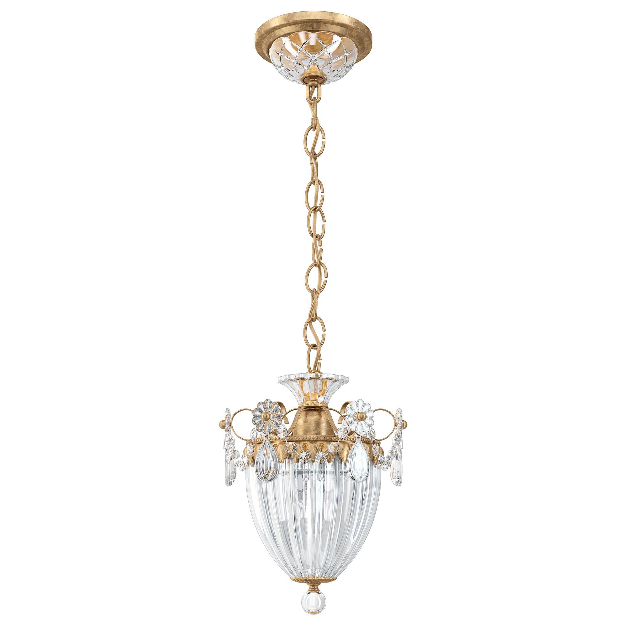 Shown in French Gold finish and Clear Radiance crystal