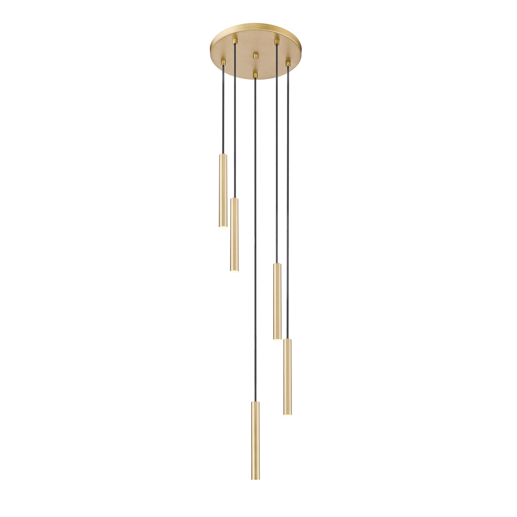 Shown in Modern Gold finish and Modern Gold glass and Modern Gold shade