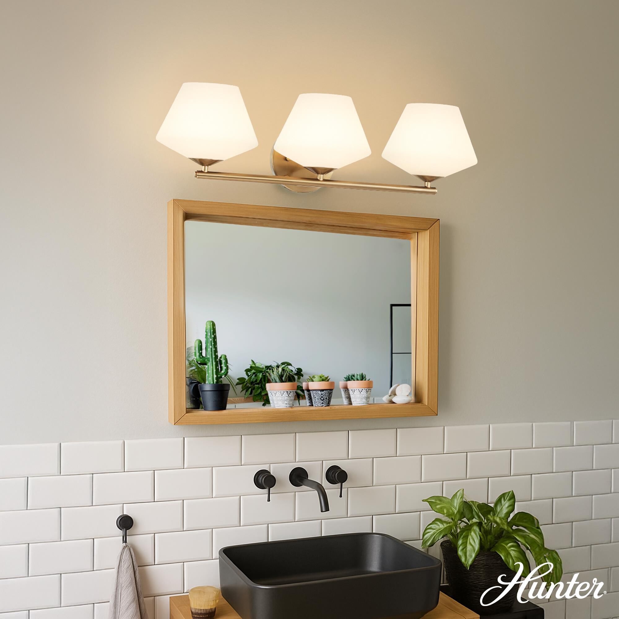 Celestial Valley 9 Inch Bath Vanity Light by Hunter Fan