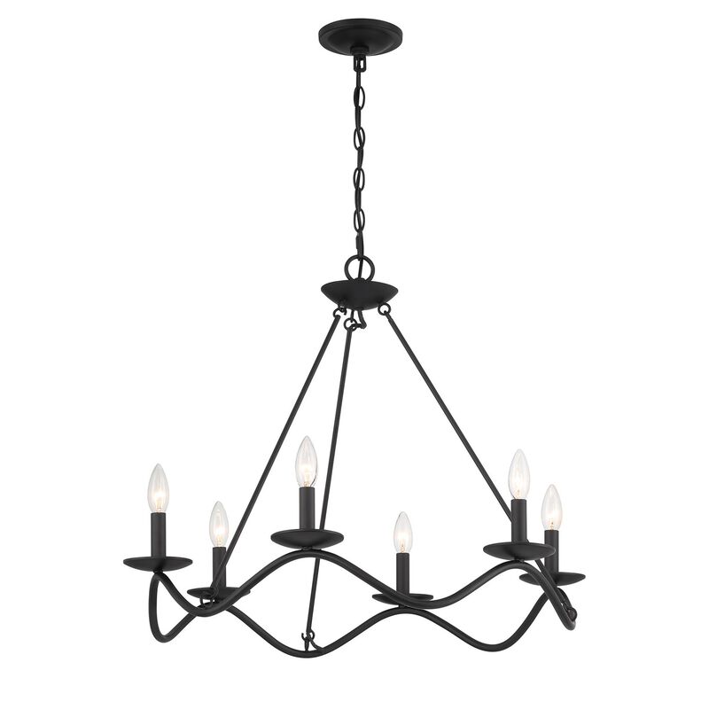 28 Inch Chandelier by Meridian Lighting