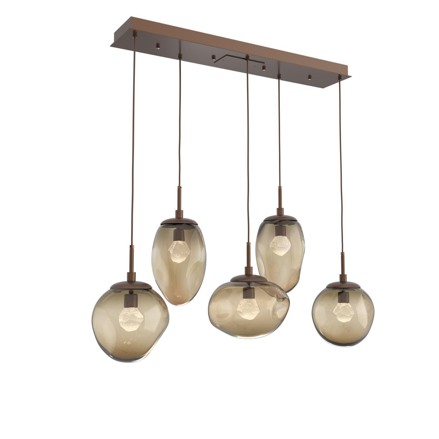 Shown in Burnished Bronze finish and Zircon Inner And Bronze Outer glass