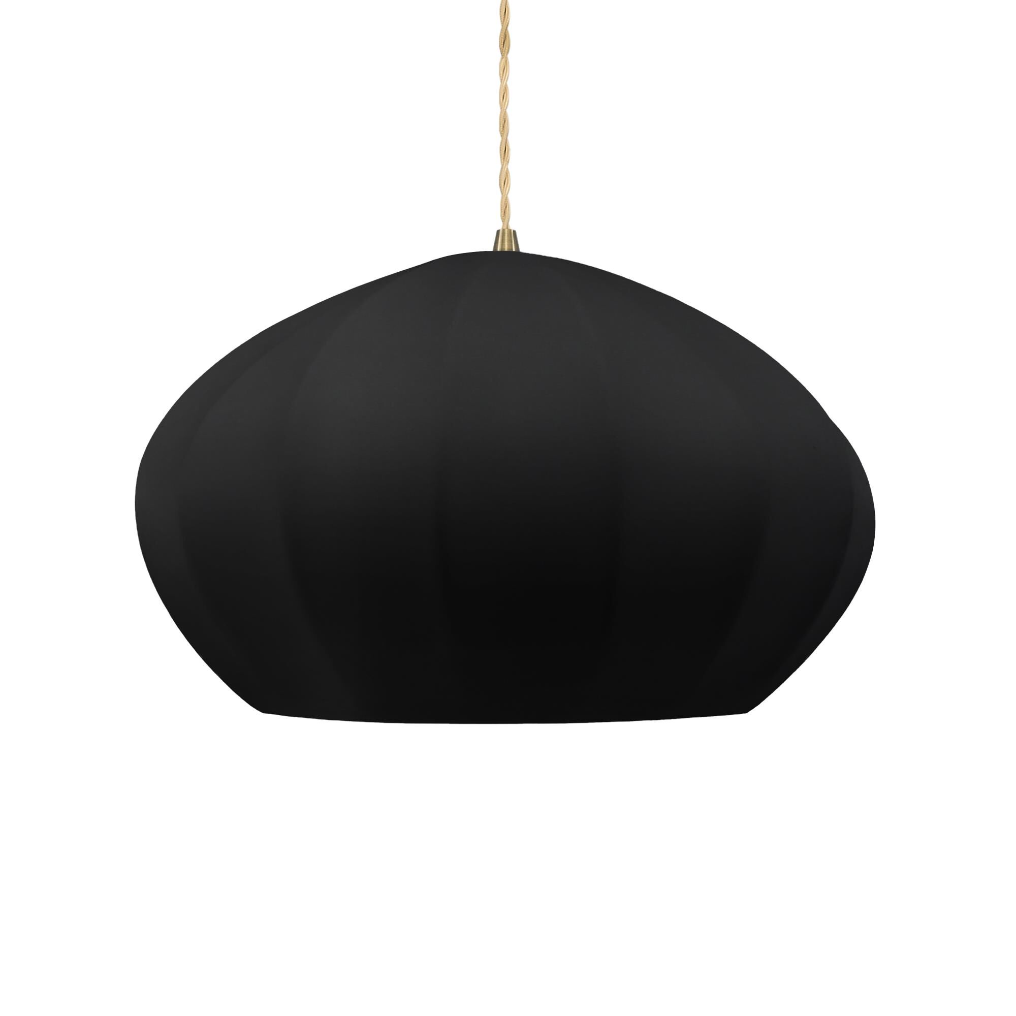 Shown in Antique Brass finish and Carbon  Matte Black shade