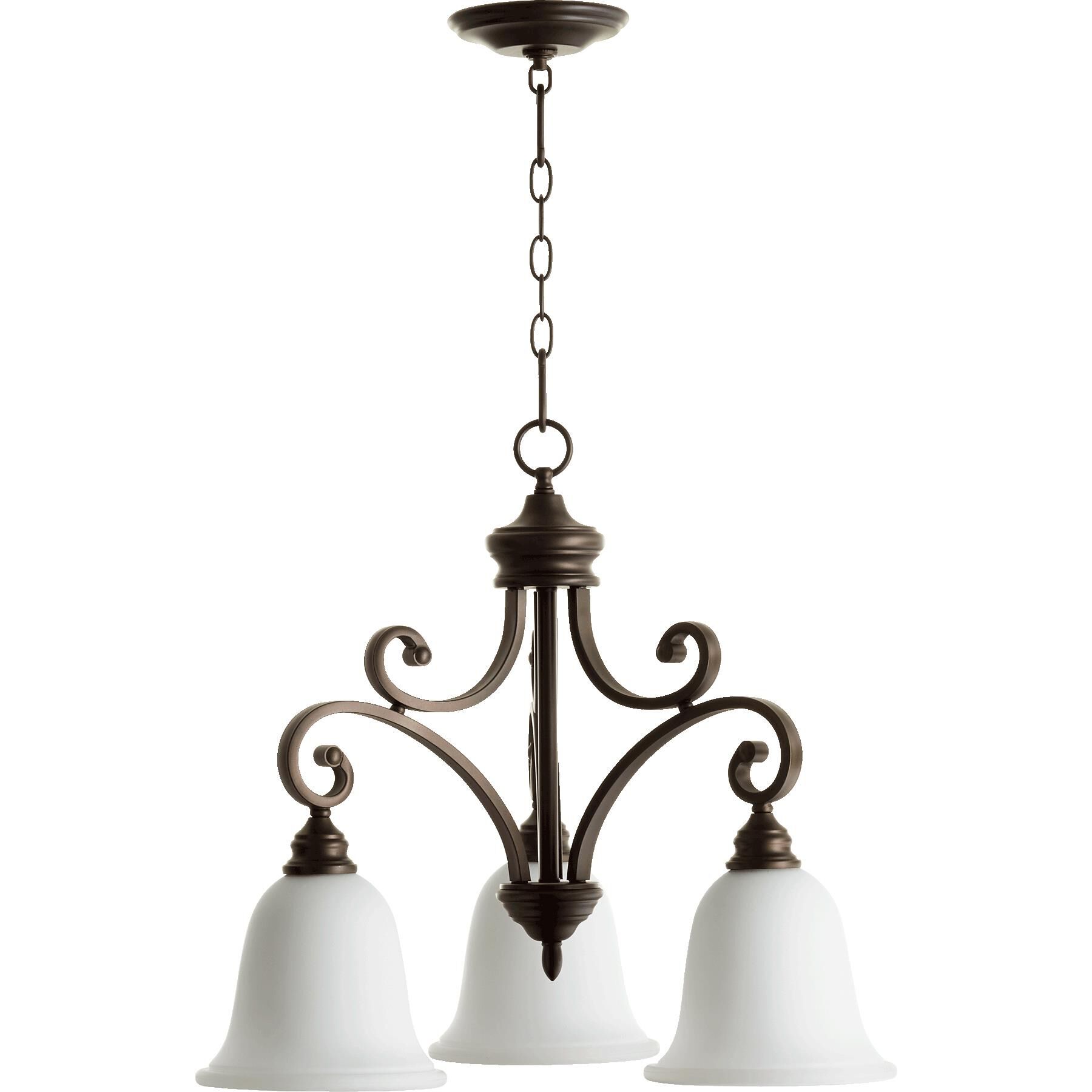 Bryant 25 Inch 3 Light Chandelier by Quorum International