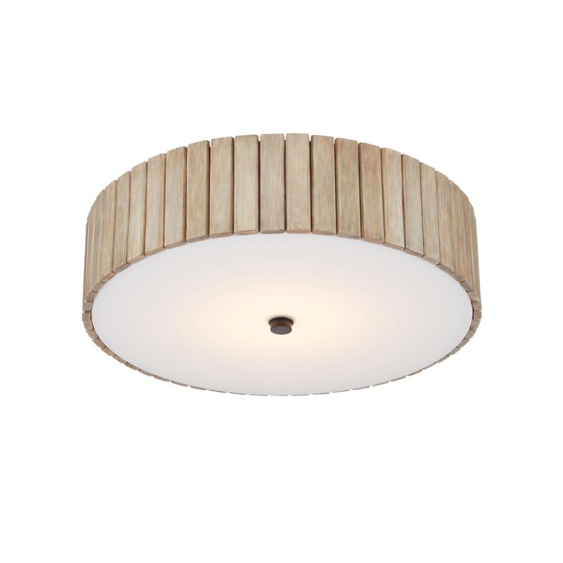 Tetterby 20 Inch 1 Light LED Semi Flush Mount by Currey and Company