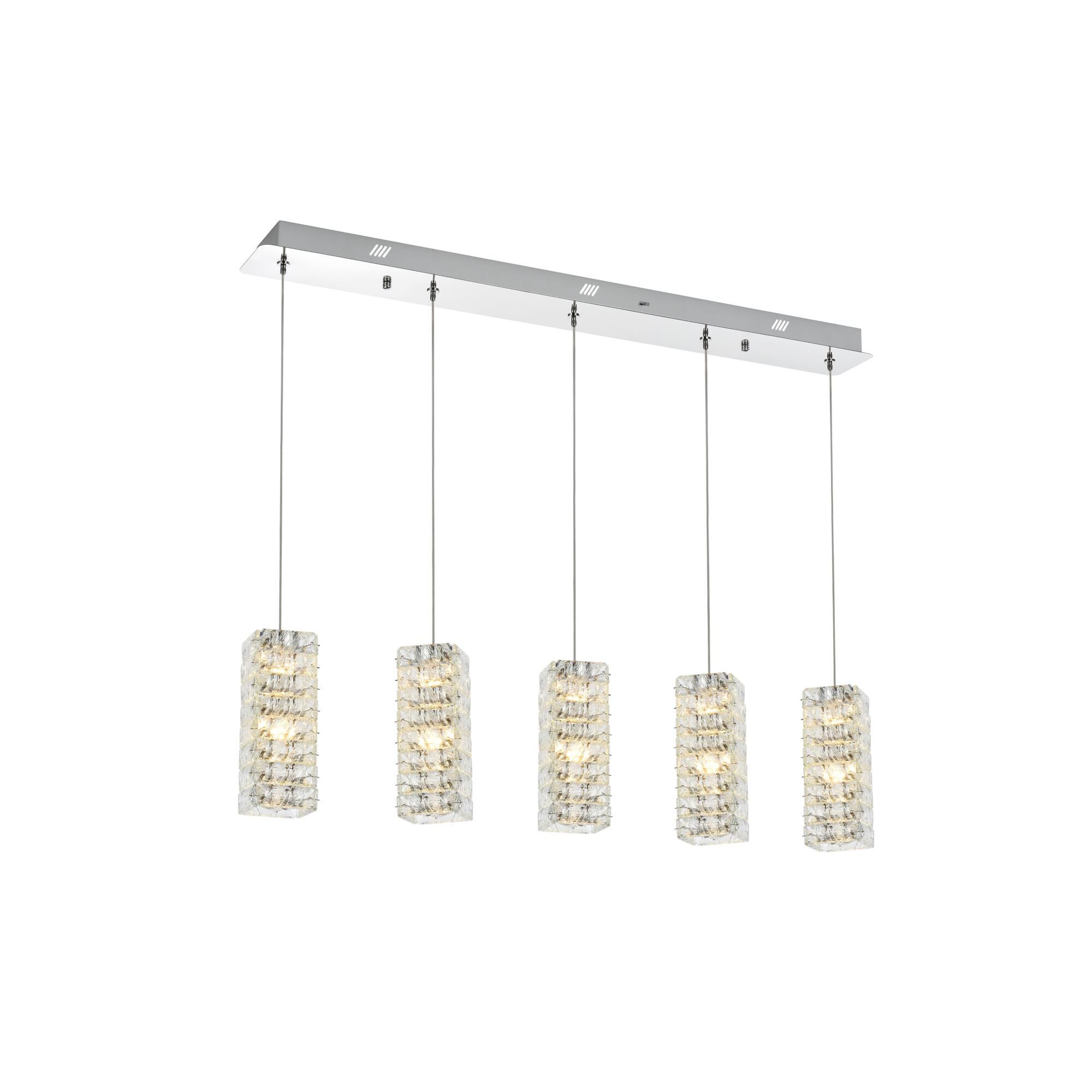 Aston 40 Inch Linear Suspension Light by Elegant Lighting