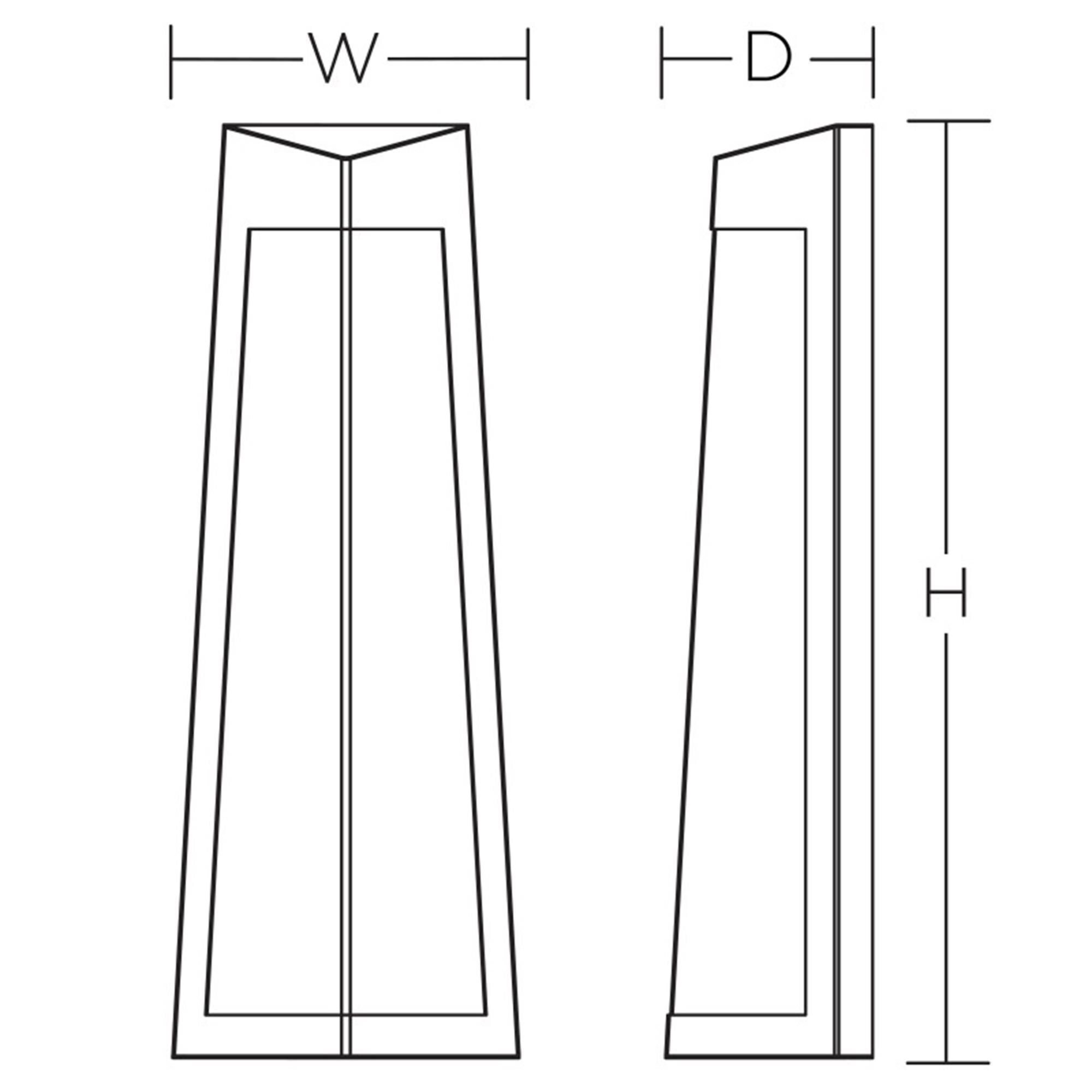 Pasadena 12 Inch Tall LED Outdoor Wall Light by AFX Lighting