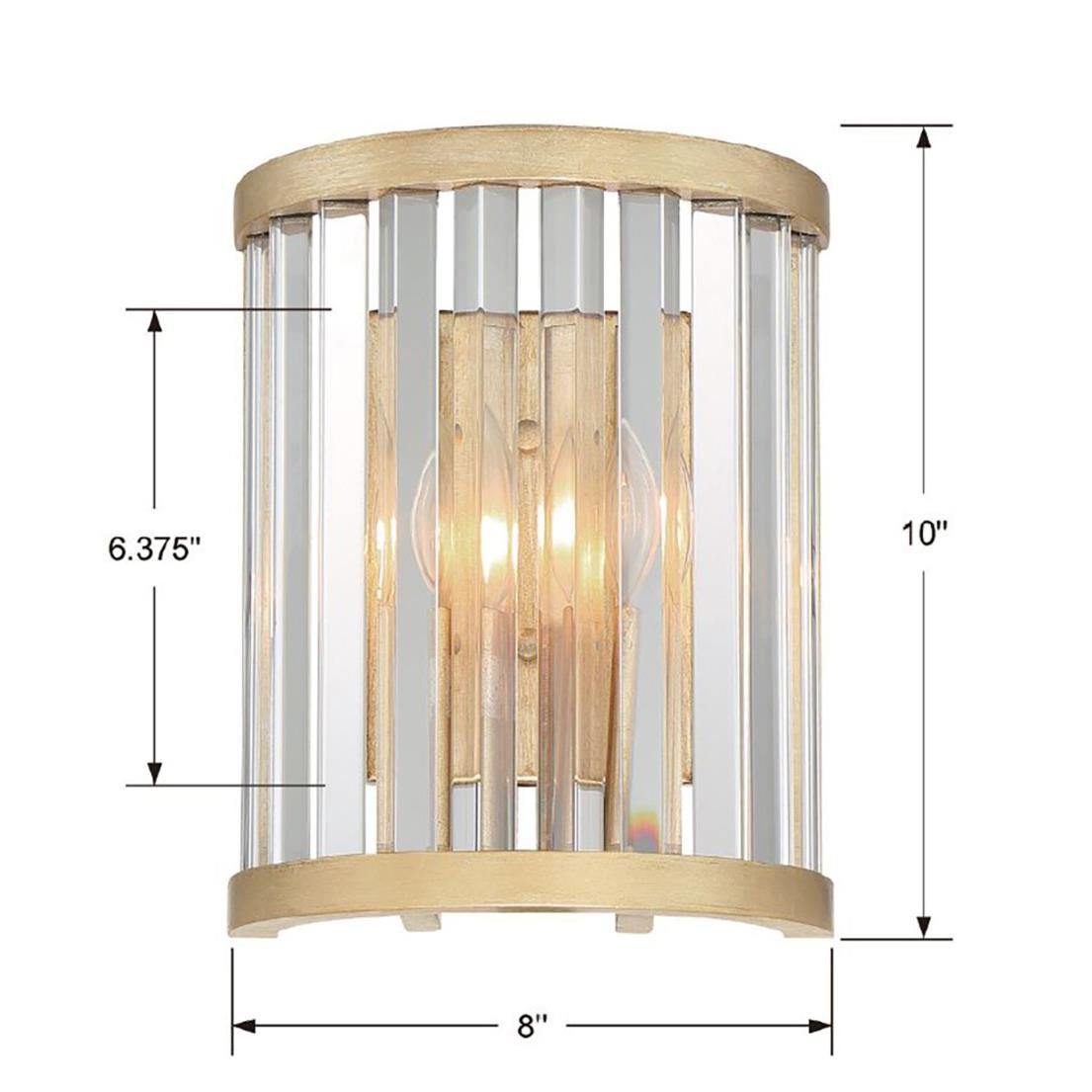 Darcy 10 Inch Wall Sconce by Crystorama