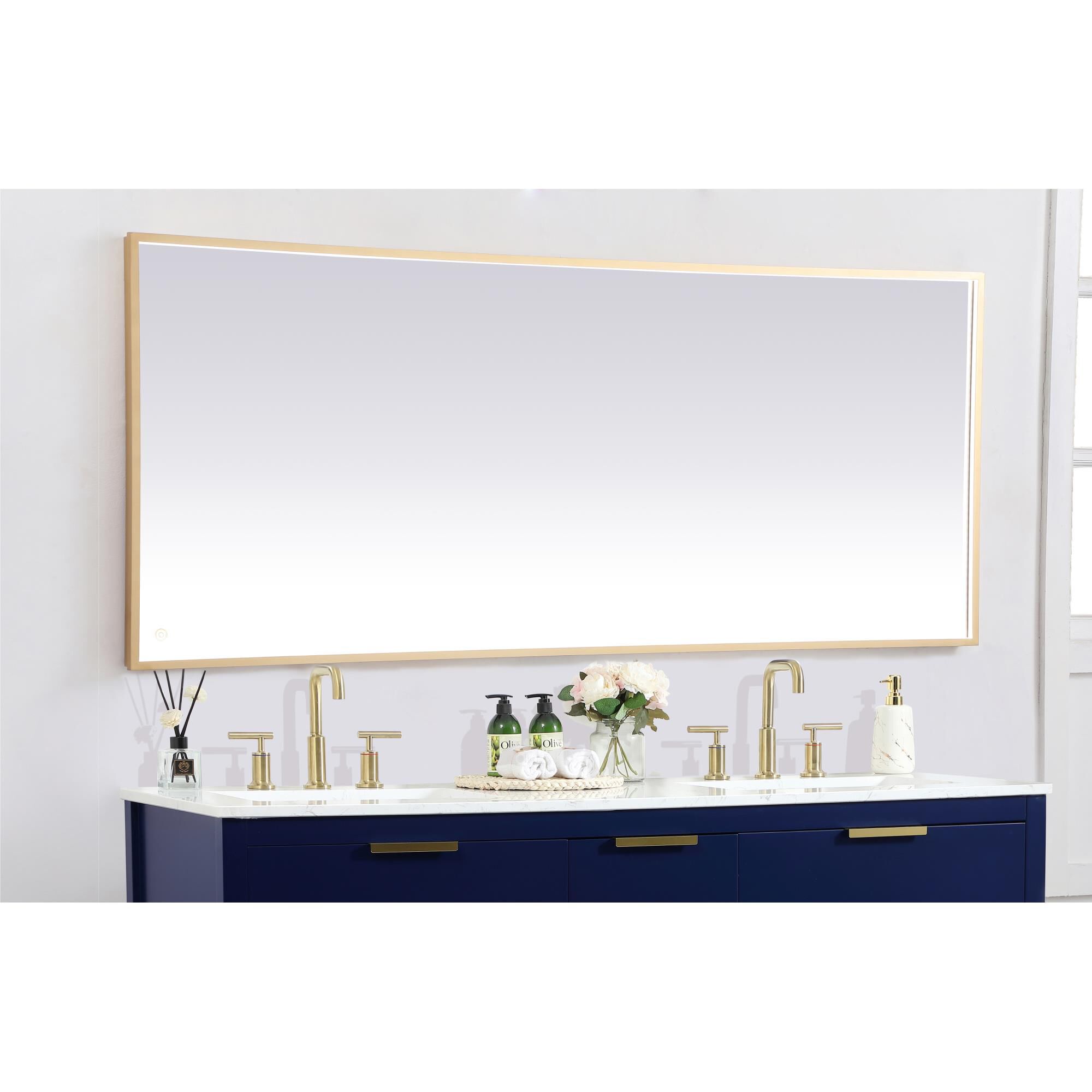 Shown in Brass finish